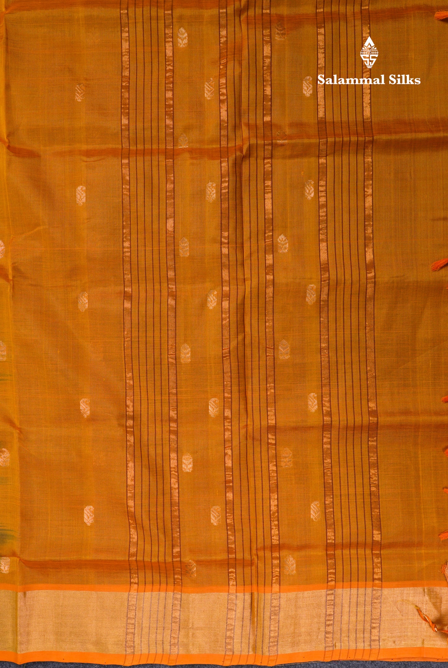 Ramar Blue Pure Silk Cotton Saree With Contrast Pink Blouse