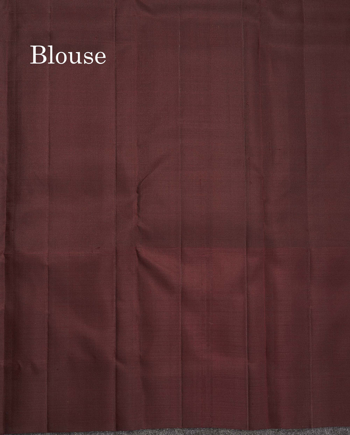 Pure Kanjivaram Silk Saree - Magenta Colour Body With Contrast Dark Brown Long Border