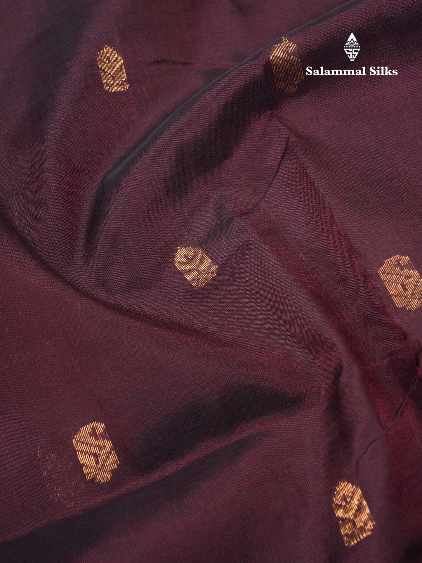Ramar Blue Pure Silk Cotton Saree With Contrast Pink Blouse