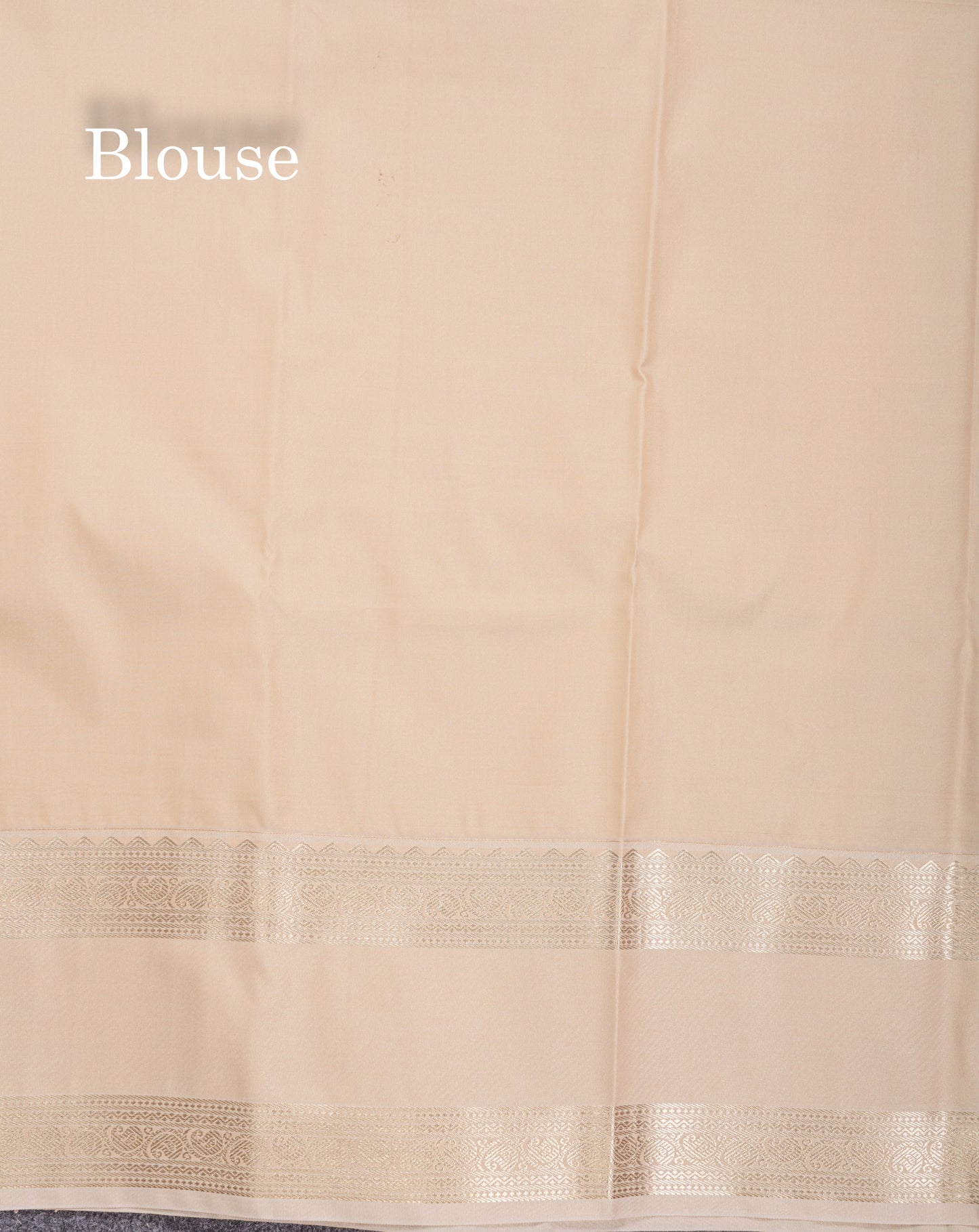 Dark Purple Semi Silk Saree With Contrast Cream Sandal Rettapet Border