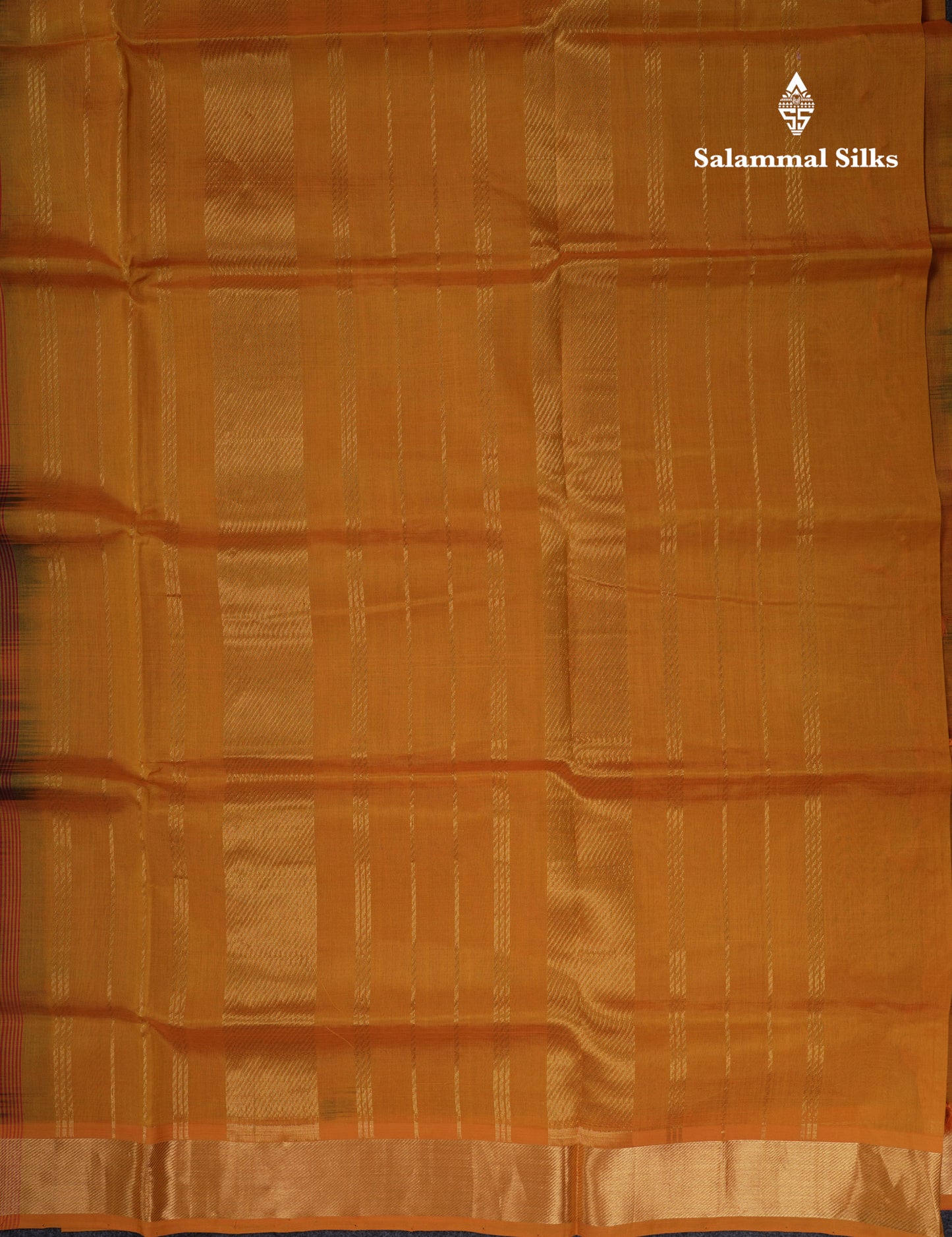 Dark Maroon Pure Silk Cotton Saree With Contrast Mustard Yellow Blouse