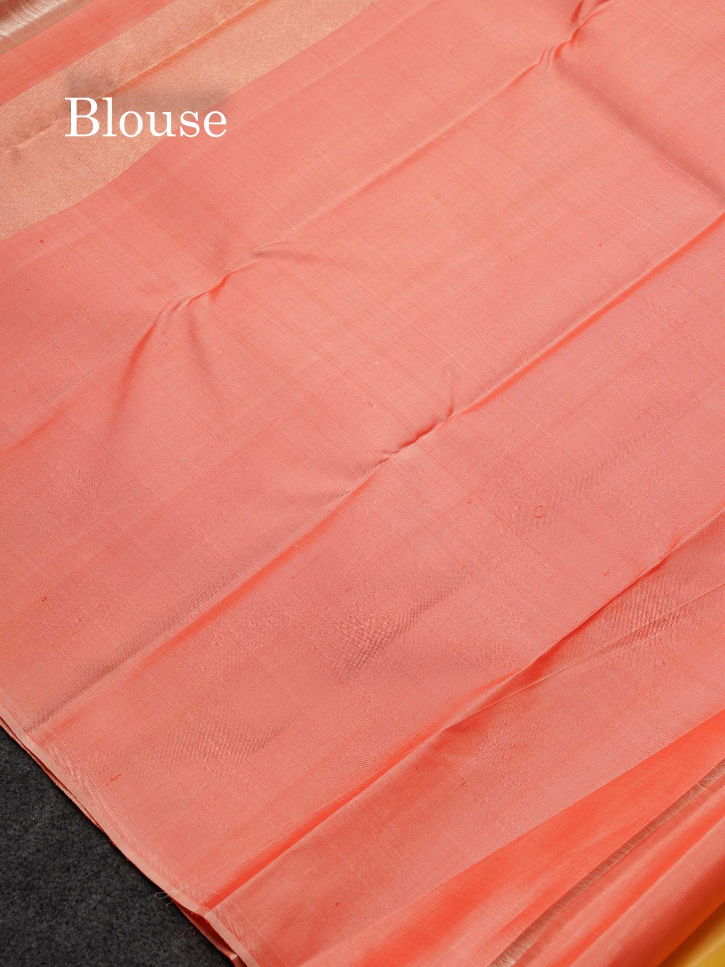 Beautiful Light Yellow 8Kol Pure Kanjivaram Silk Saree With Contrast Onion Pink Traditional Raising Temple Border
