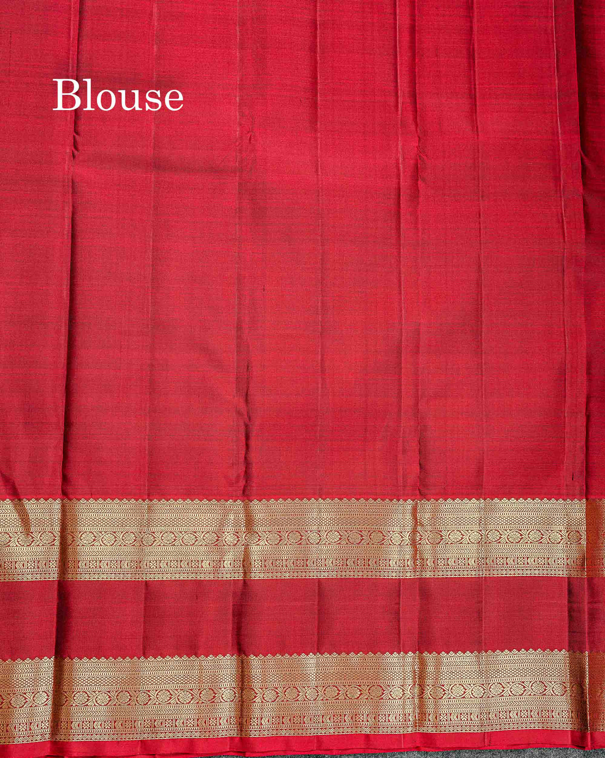 Pure Kanjivaram Silk Saree - Bottle Green Colour Body Checks With Butta & Contrast Maroon Gap Long Border