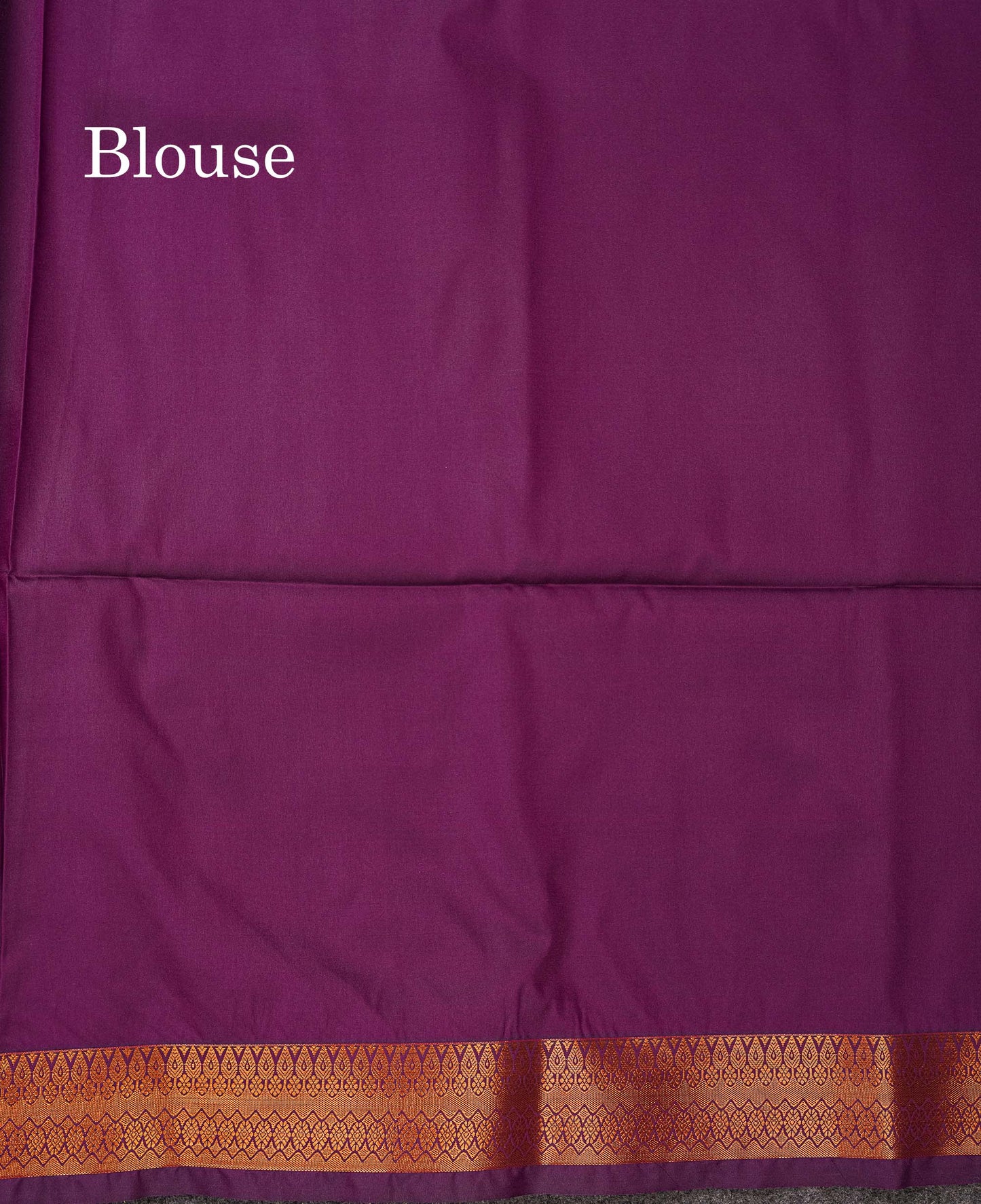 Beautiful Bottle Green Copper Zari Butta Semi Soft Silk Saree With Contrast Dark Purple Blouse