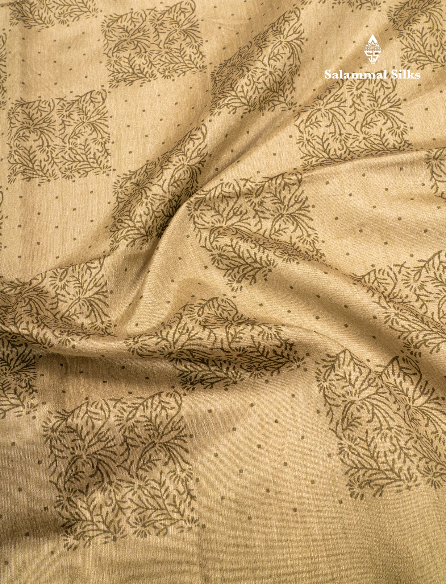 Pista Green Semi Tussar Fancy Saree With Small Ribbon Border