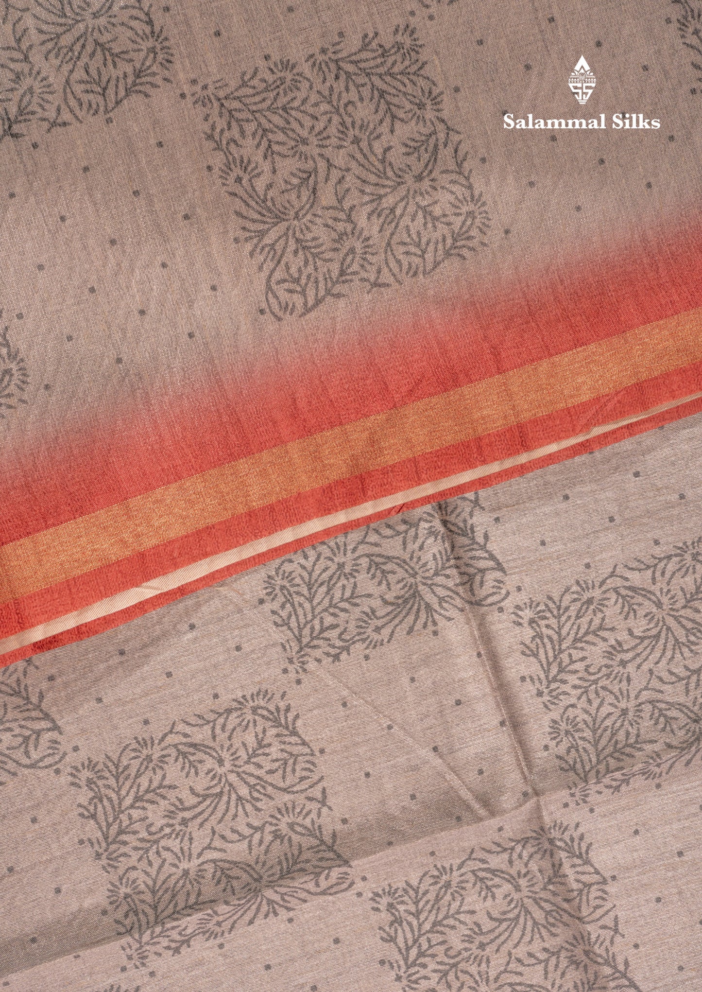 Pista Green Semi Tussar Fancy Saree With Small Ribbon Border