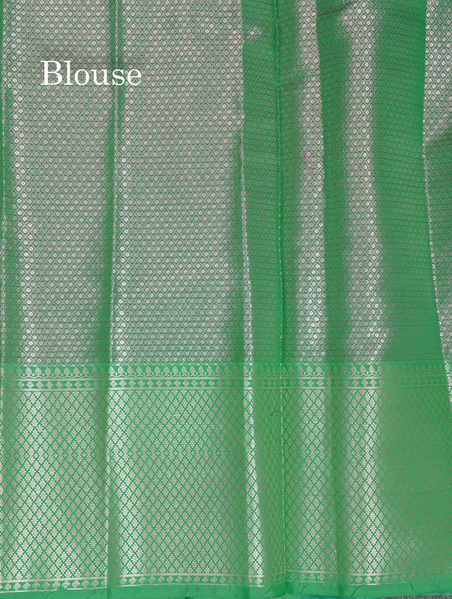 Beautiful Peacock Green Semi Soft Silk Mix Saree With Contrast Saffire Green Traditional Border