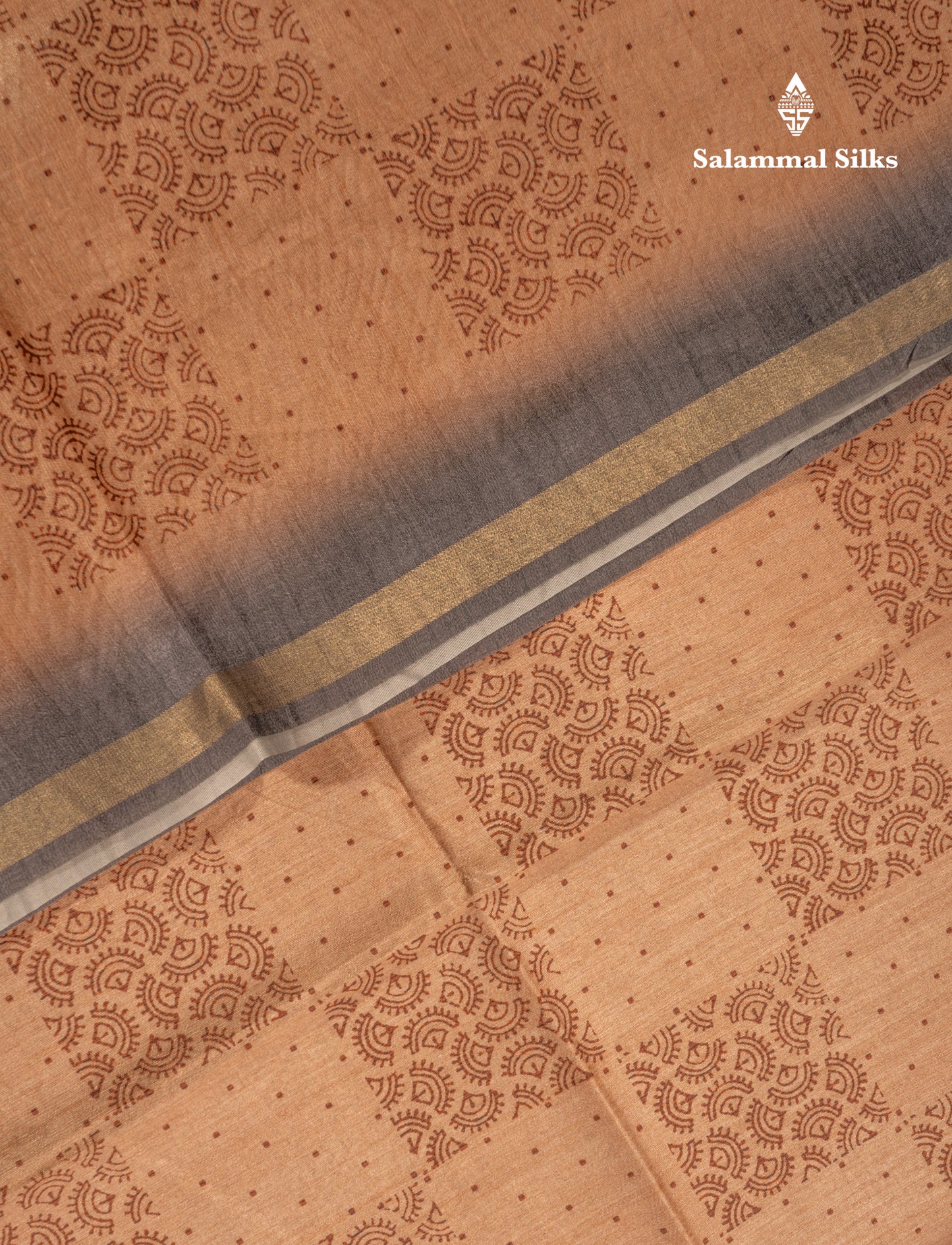 Pista Green Semi Tussar Fancy Saree With Small Ribbon Border