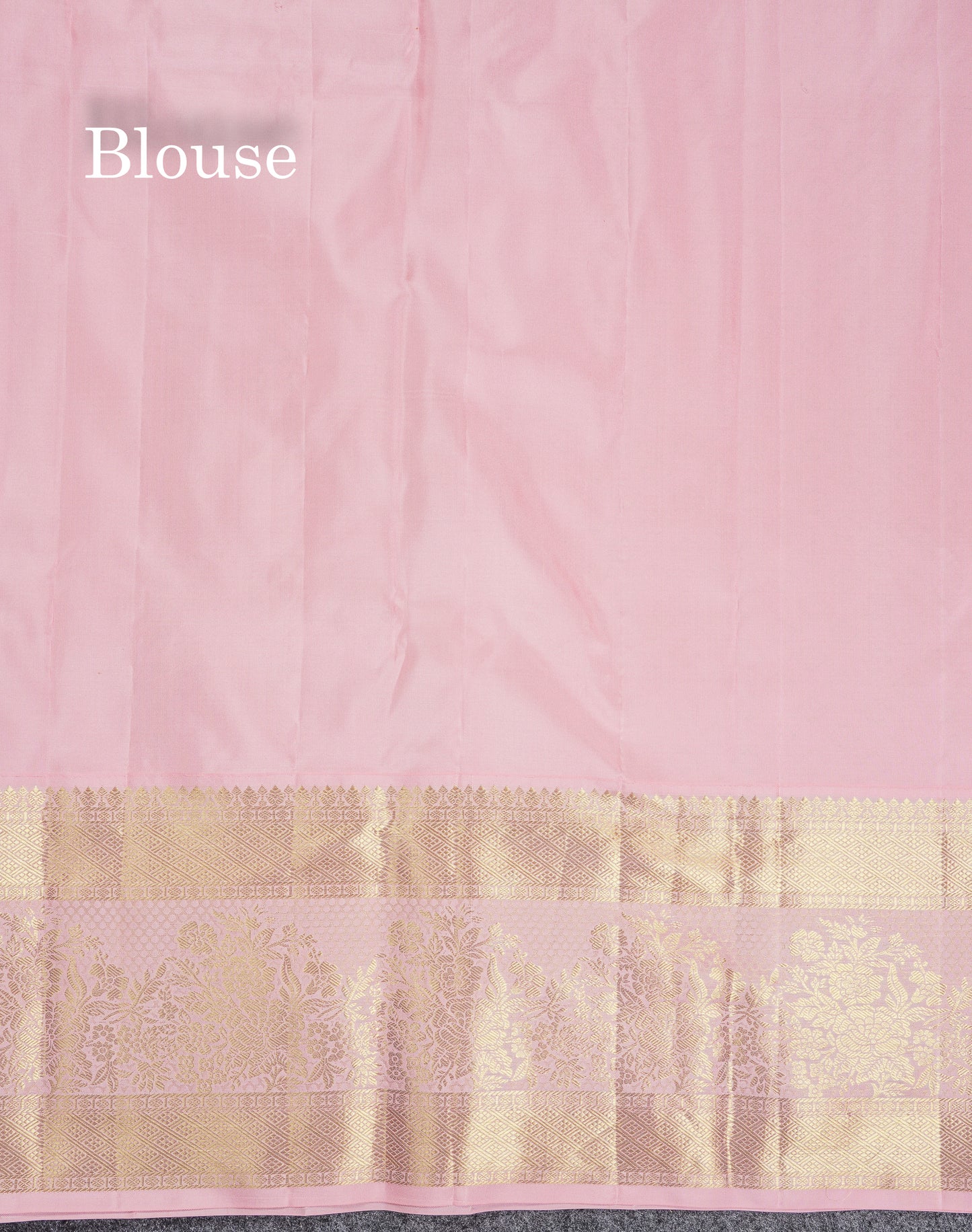 Beautiful Pink Bridal Pure Kanjivaram Silk Saree With Contrast Baby Pink Traditional Evening Morning Border