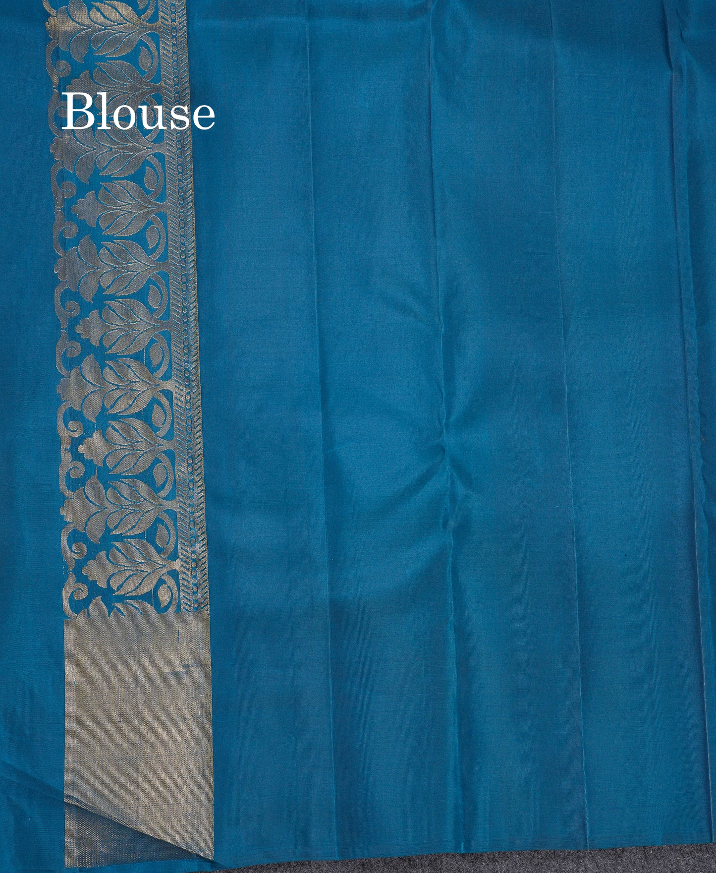 Beautiful Ramar Blue Bridal Pure Kanjivaram Silk Saree With Fancy Menakari Work Border