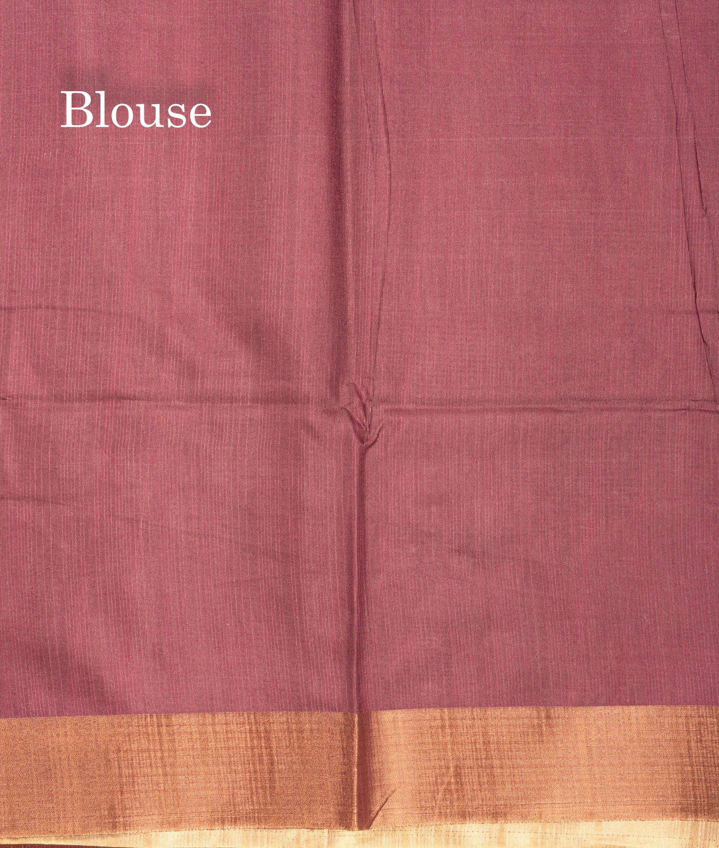 Brown Semi Tussar Fancy Saree With Gold Border
