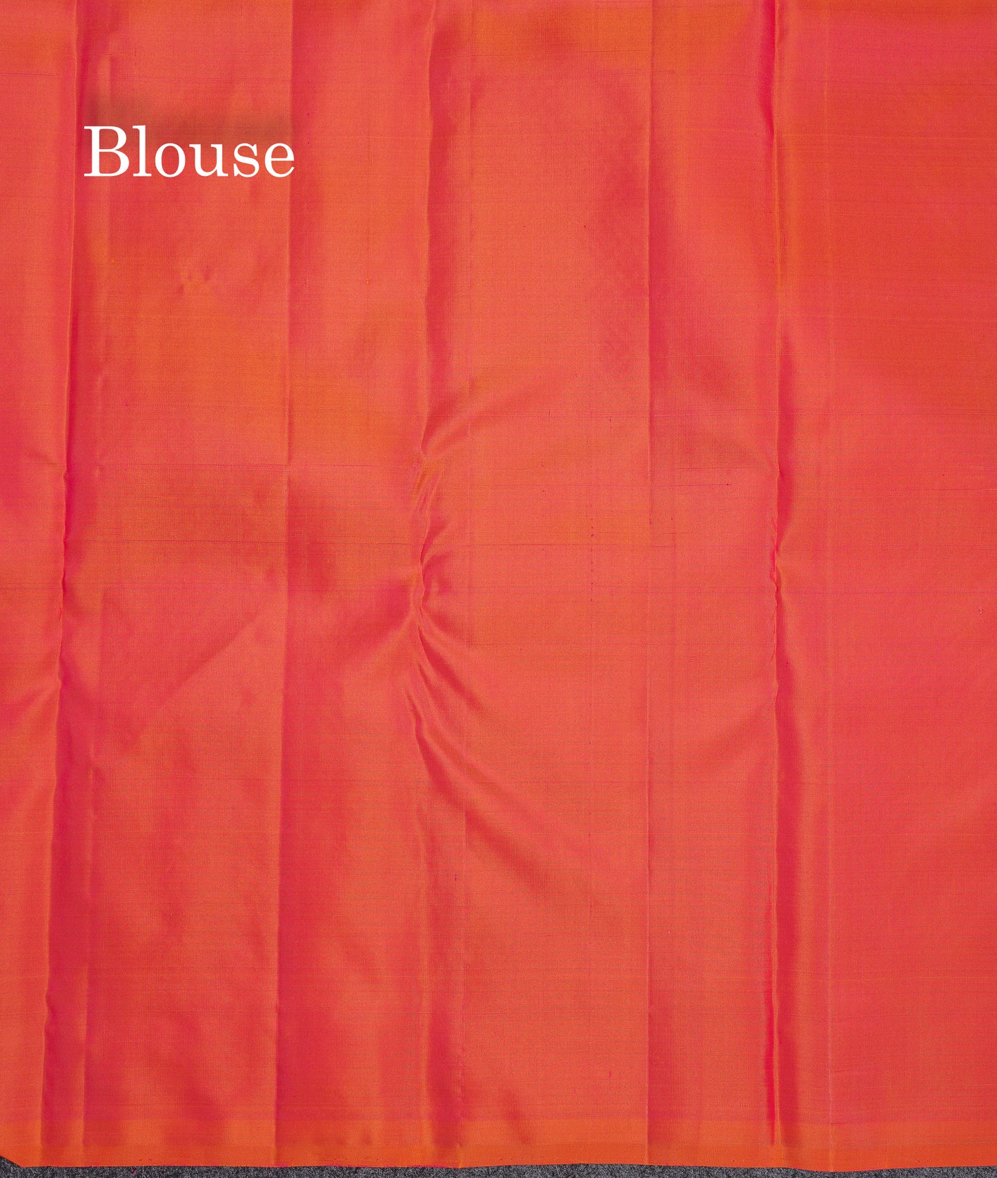 Beautiful Orange Bridal Pure Kanjivaram Silk Saree With Traditional Menakari Work Turning Border