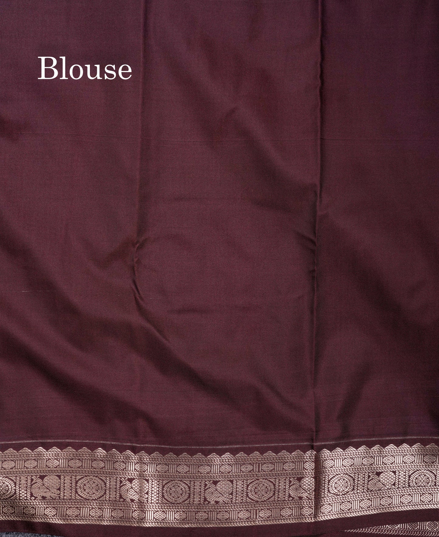 Beautiful Rust Orange Semi Silk Saree With Contrast Dark Brown Traditional Medium Border