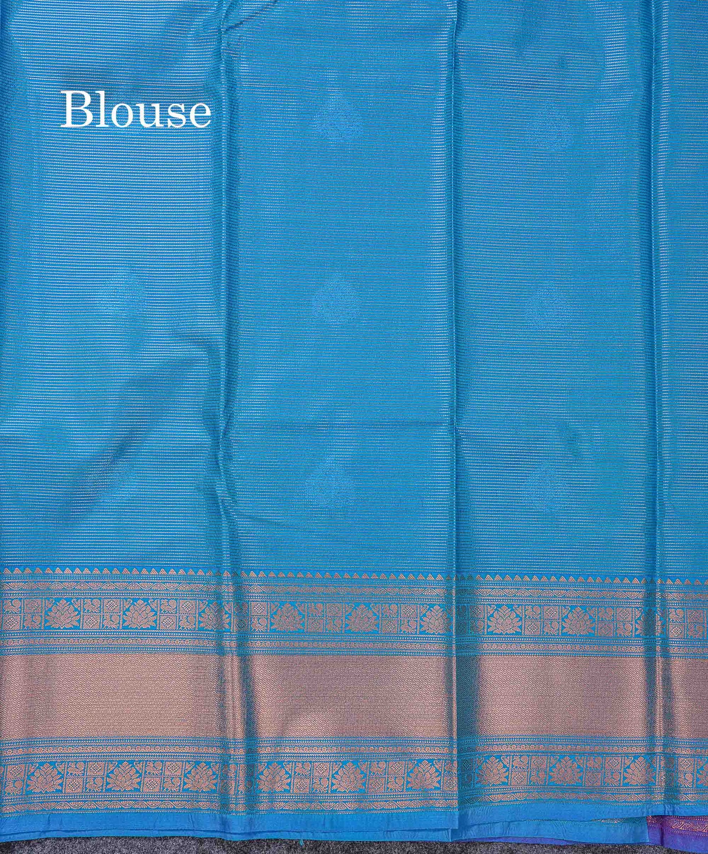 Beautiful Maroon Vaira Oosi Lines With Butta Semi Silk Saree With Contrast Dual Tone Blue Evening Morning Border