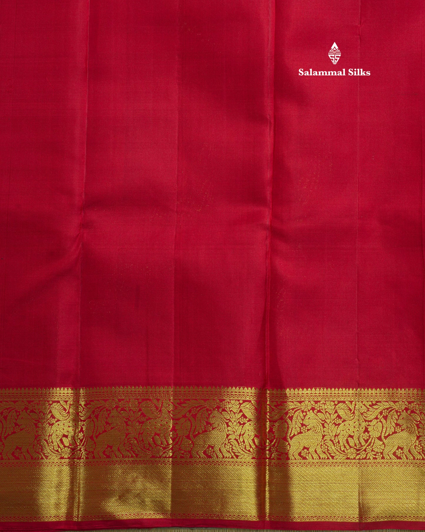 Maroon Traditional Vanasingaram Bridal Pure Kanjiivaram Silk Saree With Beautiful Border
