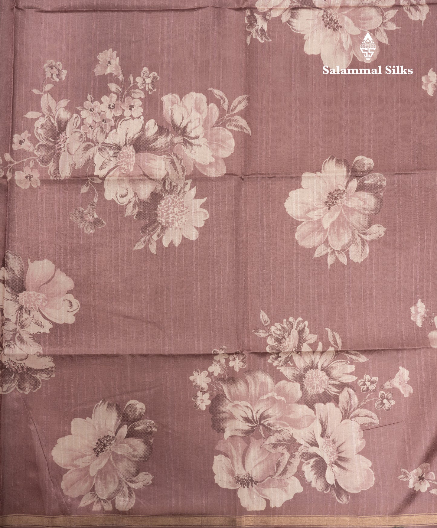 Pastel Blue Colour Semi Tussar Fancy Saree With Small Zari Border