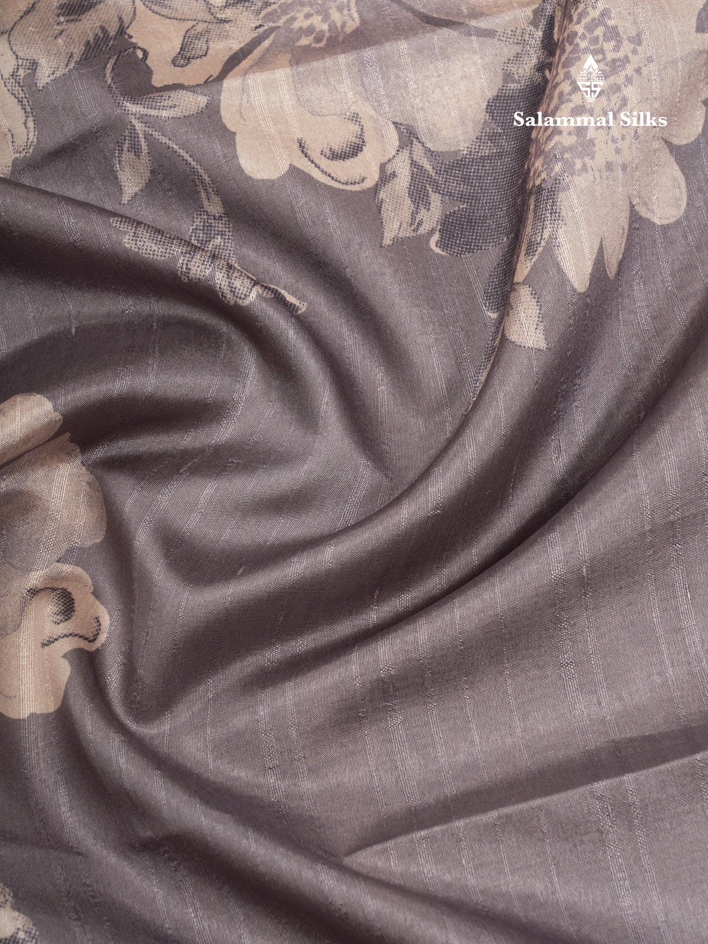 Pastel Blue Colour Semi Tussar Fancy Saree With Small Zari Border