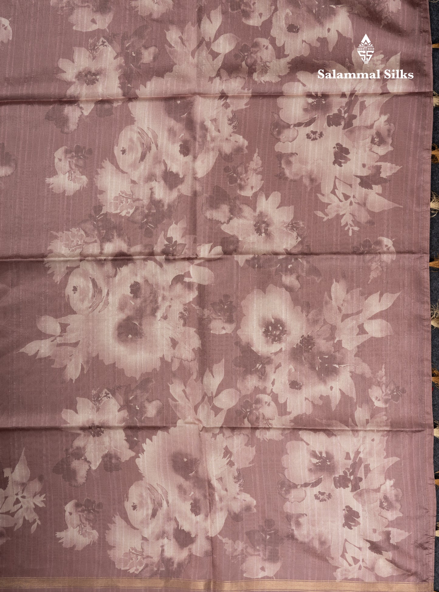 Pastel Blue Colour Semi Tussar Fancy Saree With Small Zari Border