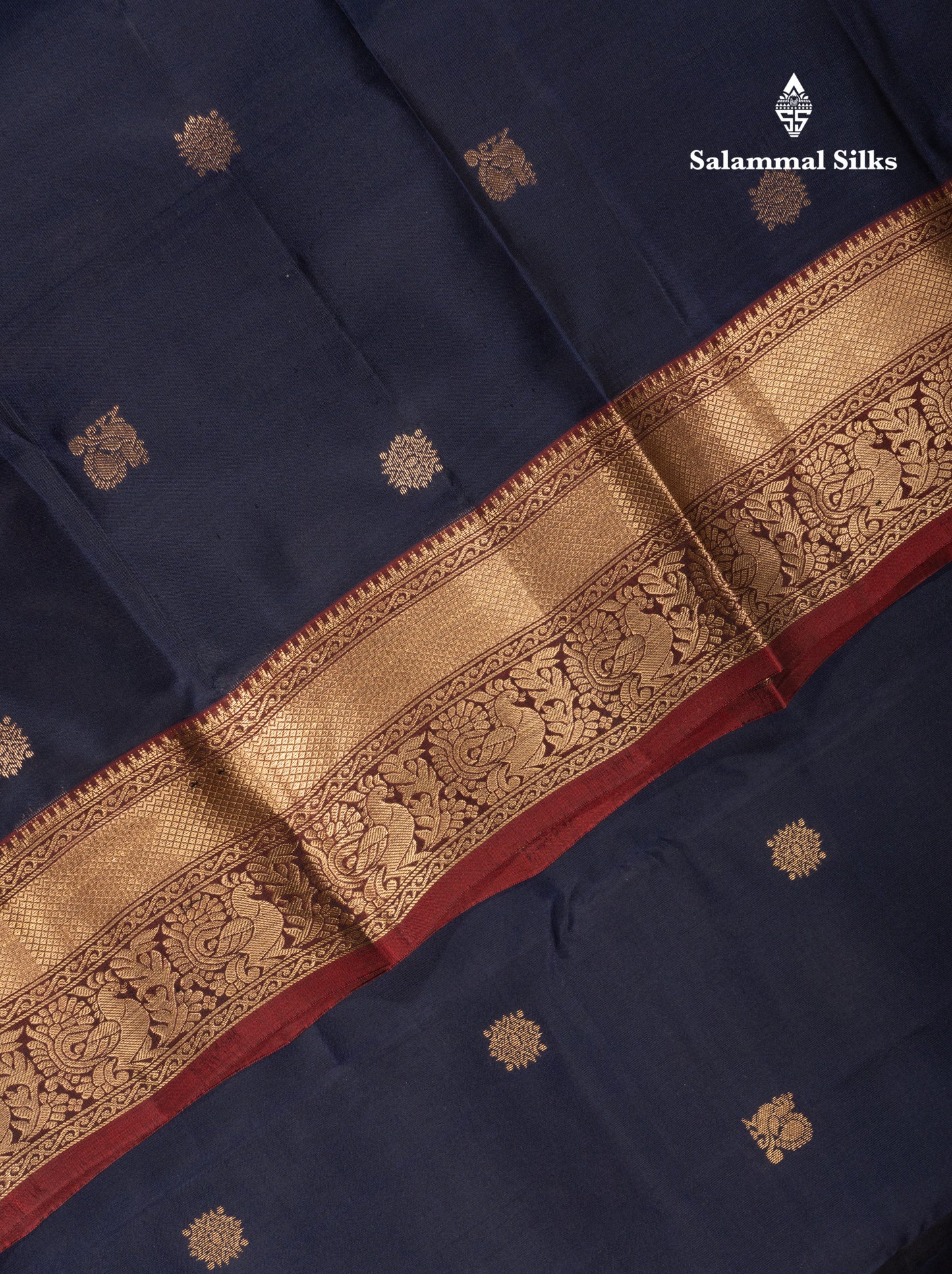 Dual Tone Dark Maroon Pure Silk Mix Saree With Contrast Chilly Red Border