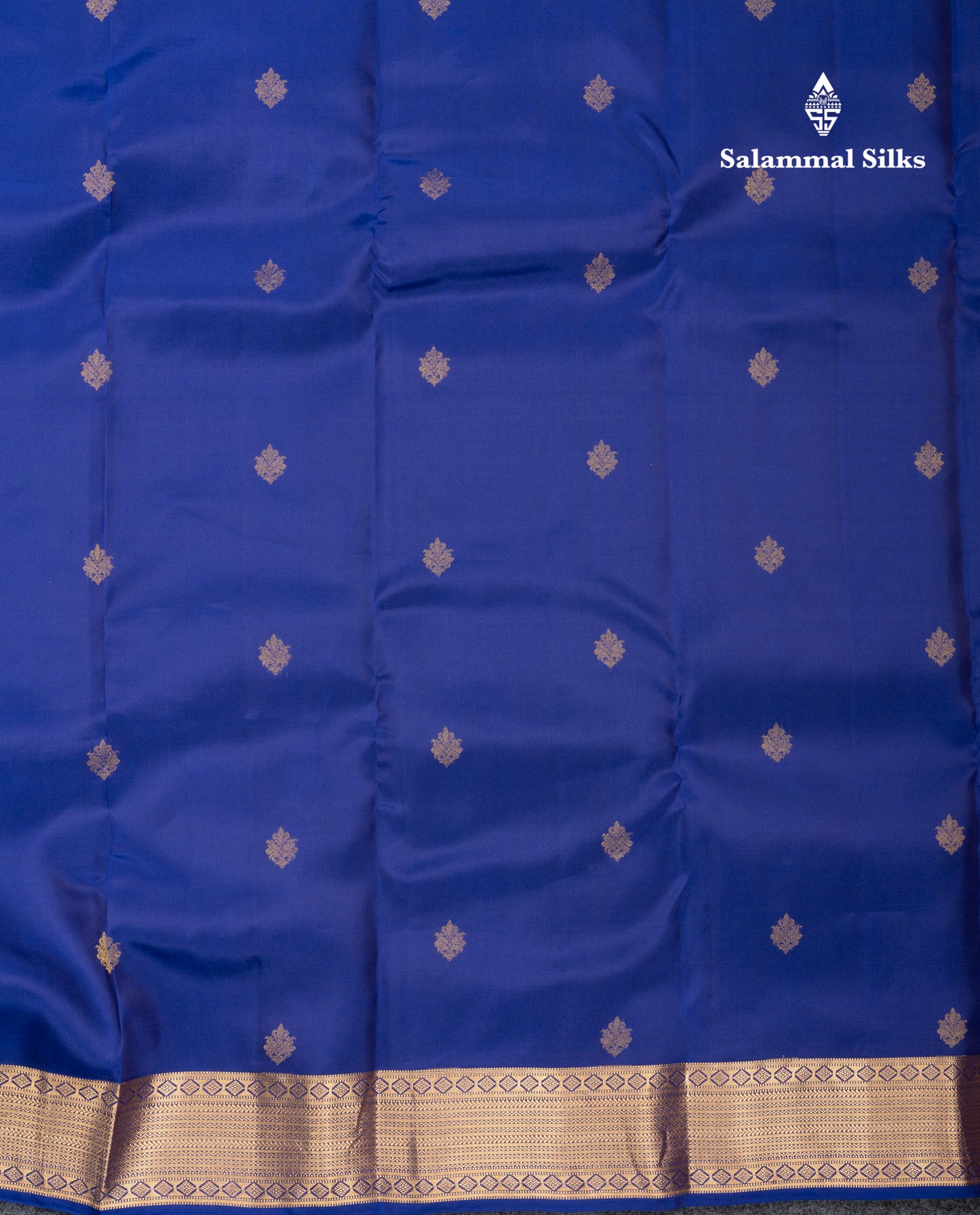 Violet Pure Silk Mix Saree With Contrast Purple Blouse