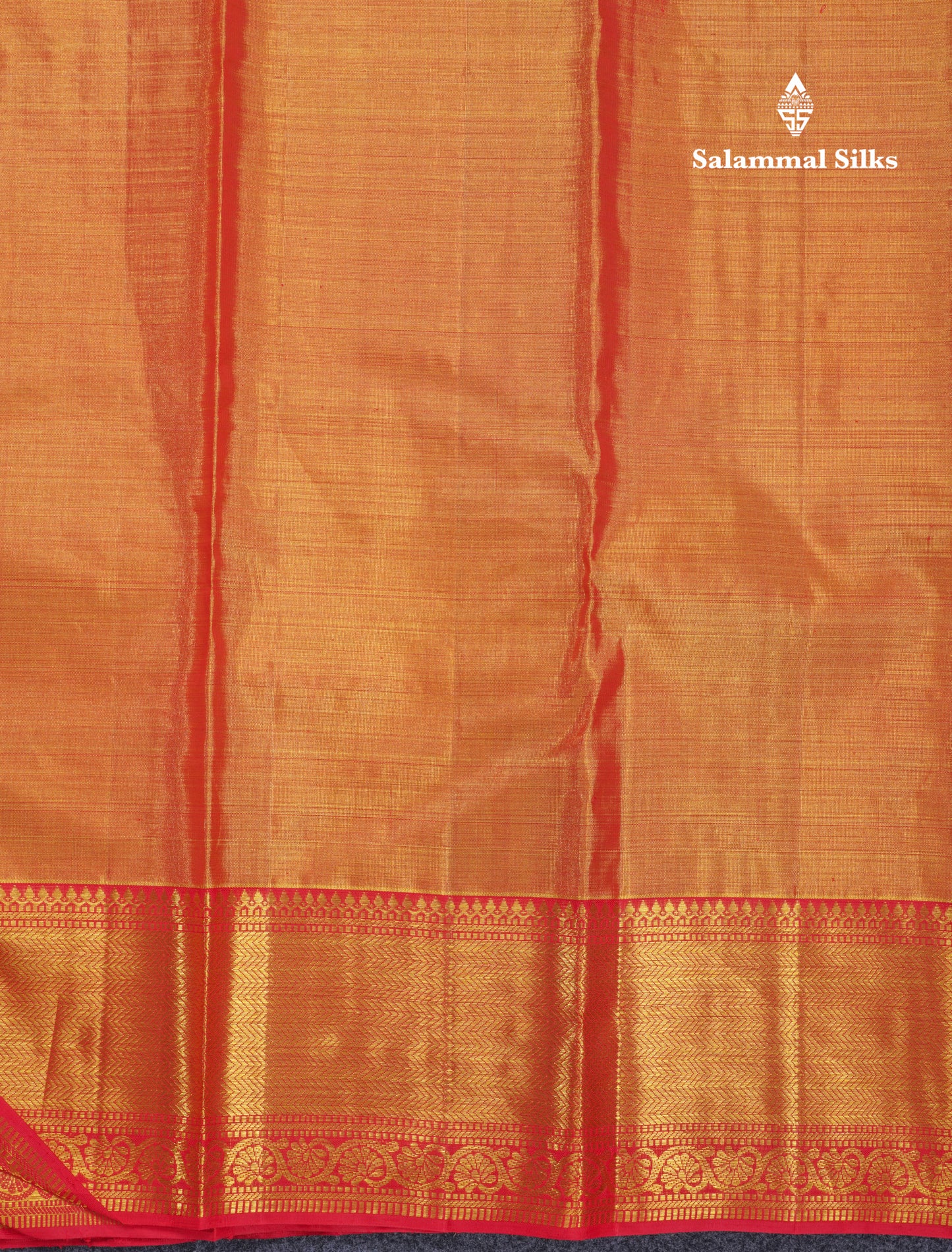 Red Beautiful Meenakari Work Grand Pure Kanjivaram Silk Saree With Self Border
