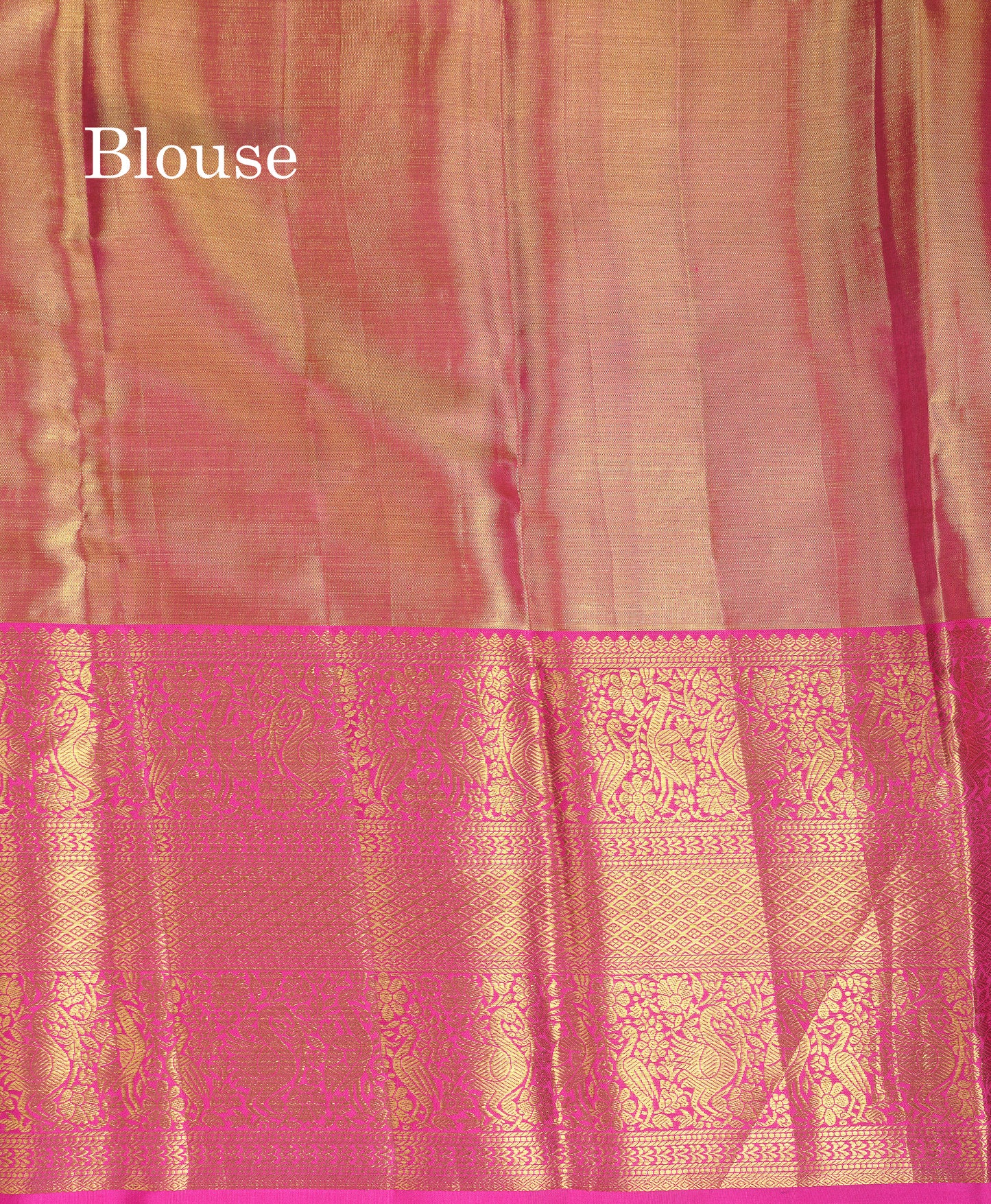Beautiful Yellow Tissue Bridal Pure Kanjivaram Silk Saree With Contrast Pink Traditional Evening Morning Border