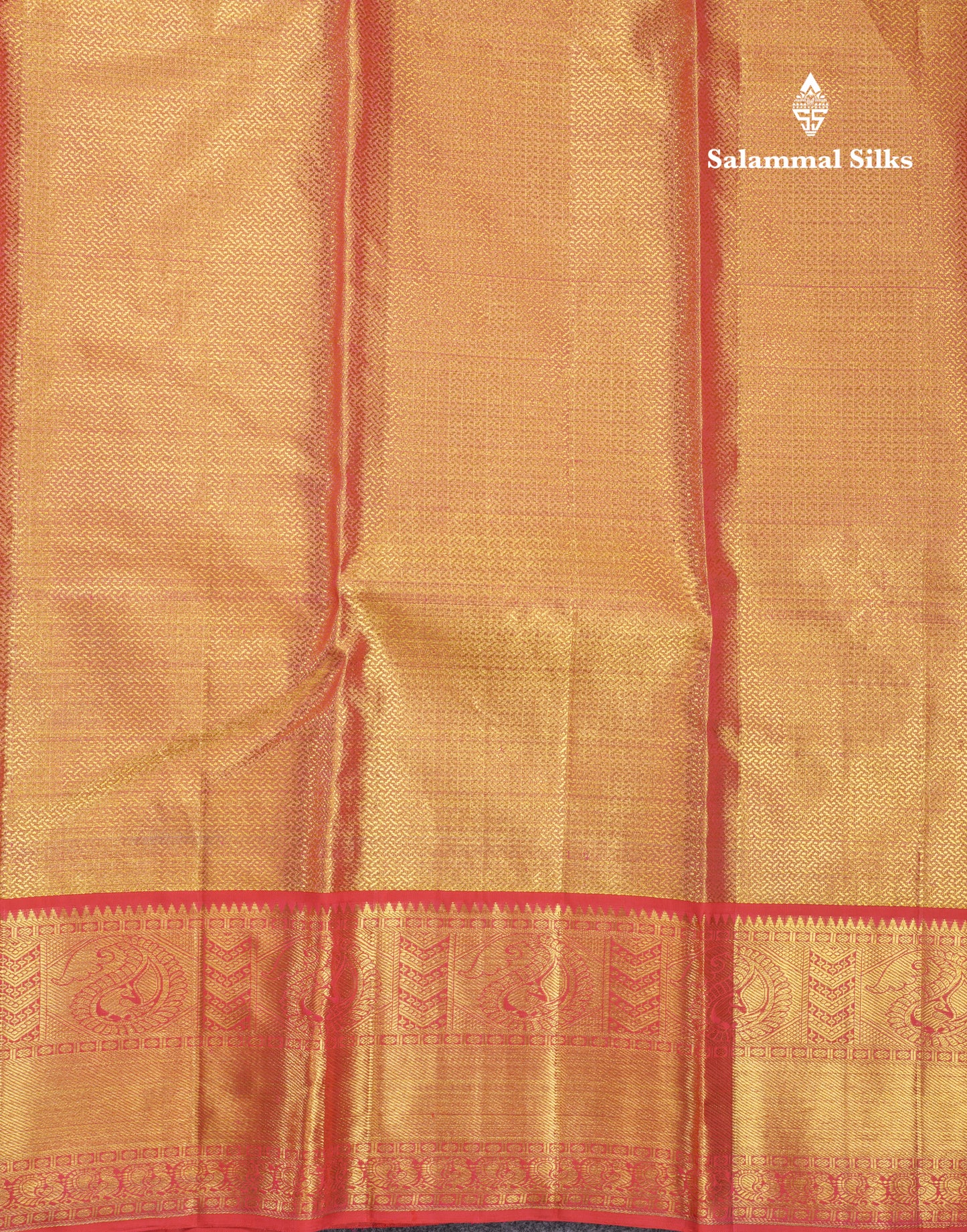 Magenta Pink Beautiful Gold Zari Jacquard Grand Bridal Pure Kanjivaram Silk Saree With Red Border