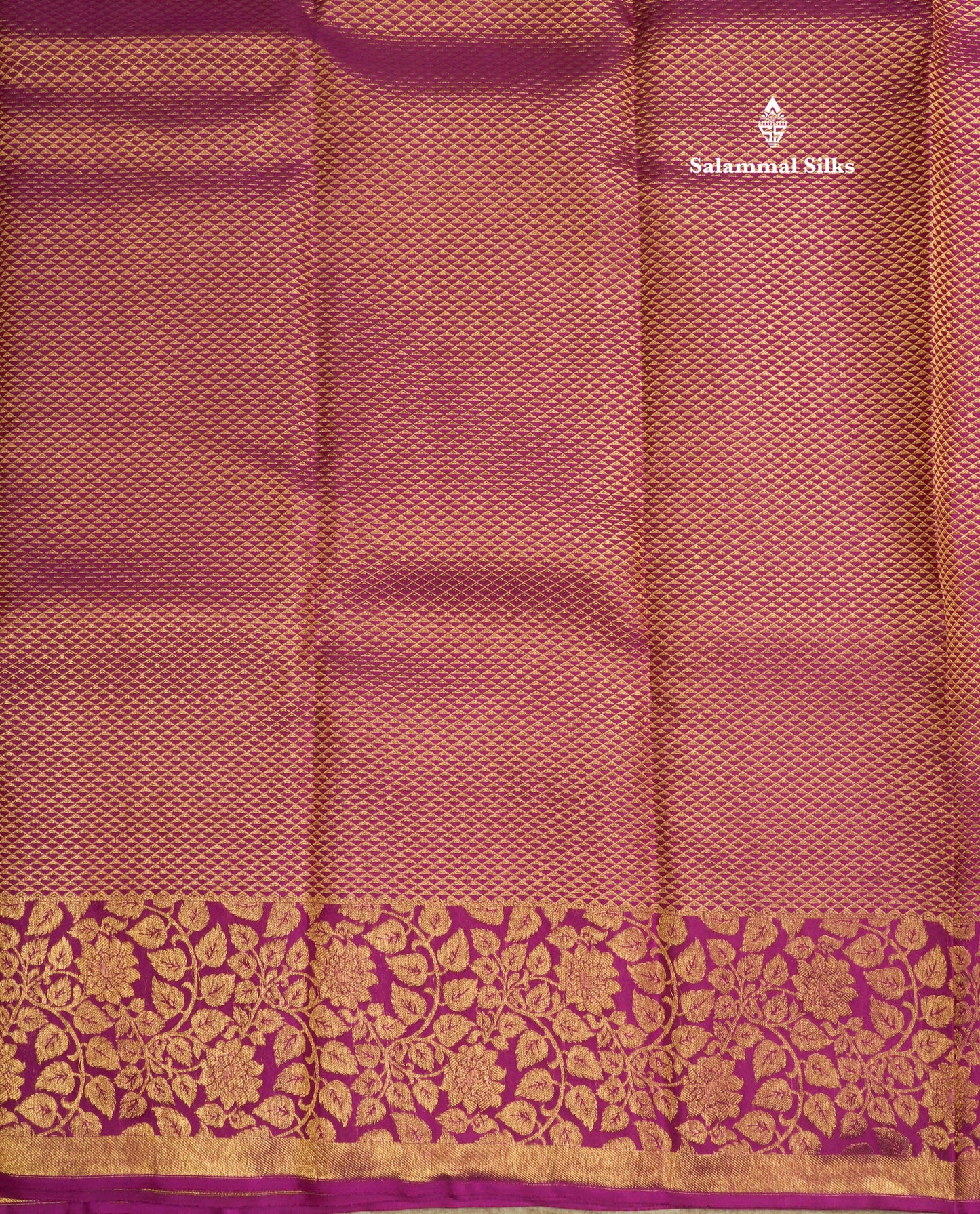 Mustard Yellow Bridal Pure Kanjivaram Silk Saree With Magenta Border