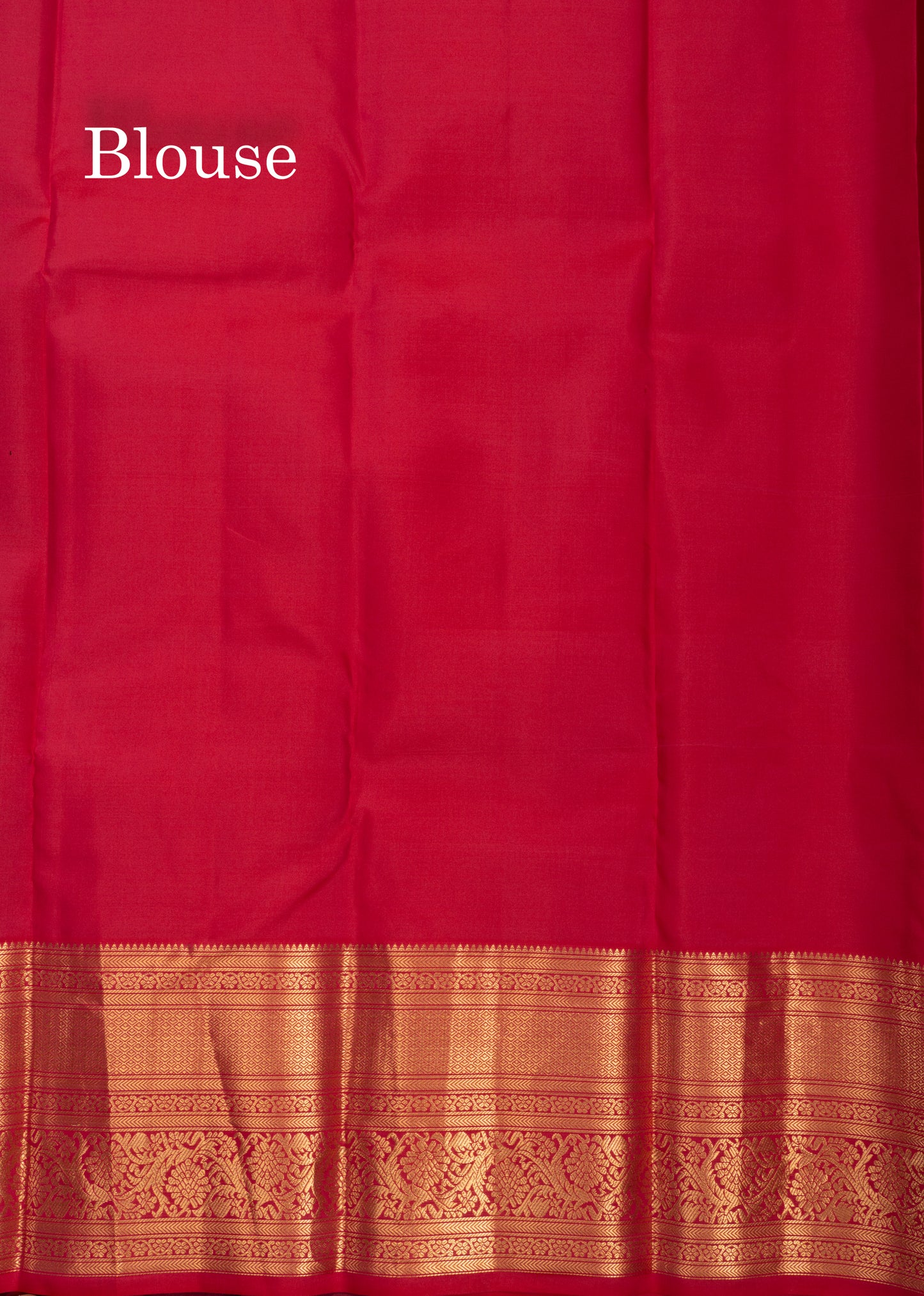 Navy Blue Pure Silk Mix Saree With Contrast Pinkish Red Border