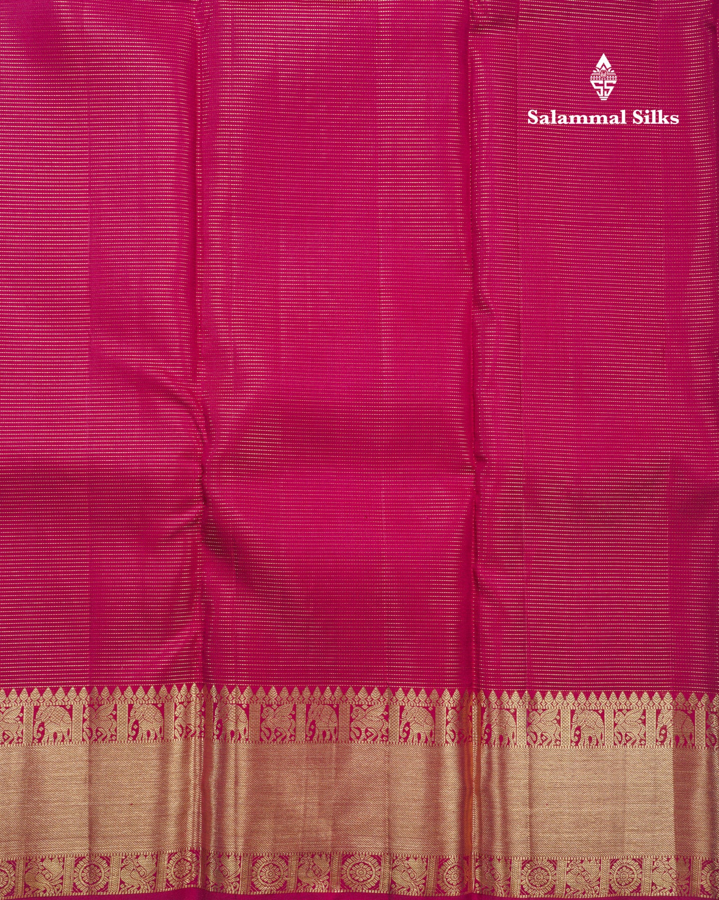 Wine Colour Beautiful Vairaoosi Lines Pure Kanjivaram Silk Saree With Gold Zari Traditional Border