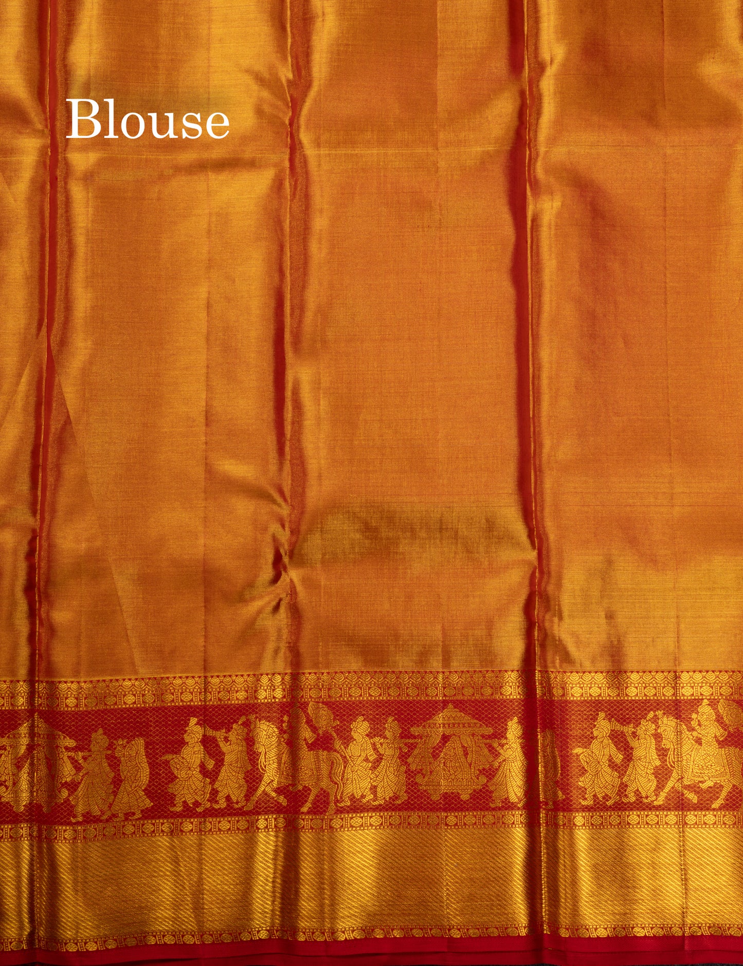 Beautiful Light Lavender Tissue Bridal Pure Kanjivaram Silk Saree With Contrast Chilly Red Pallaku Border