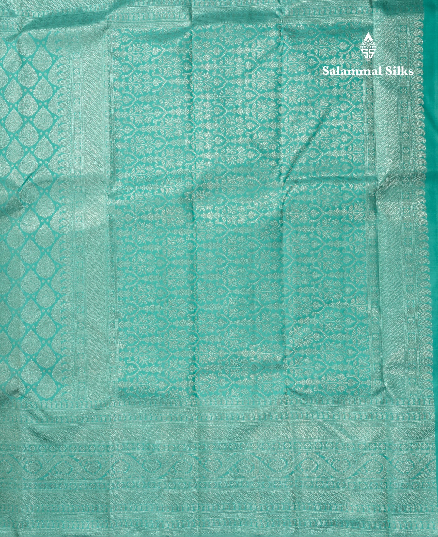 Kanjivaram Light Ananda Pure Silk Saree With Silver Zari Border