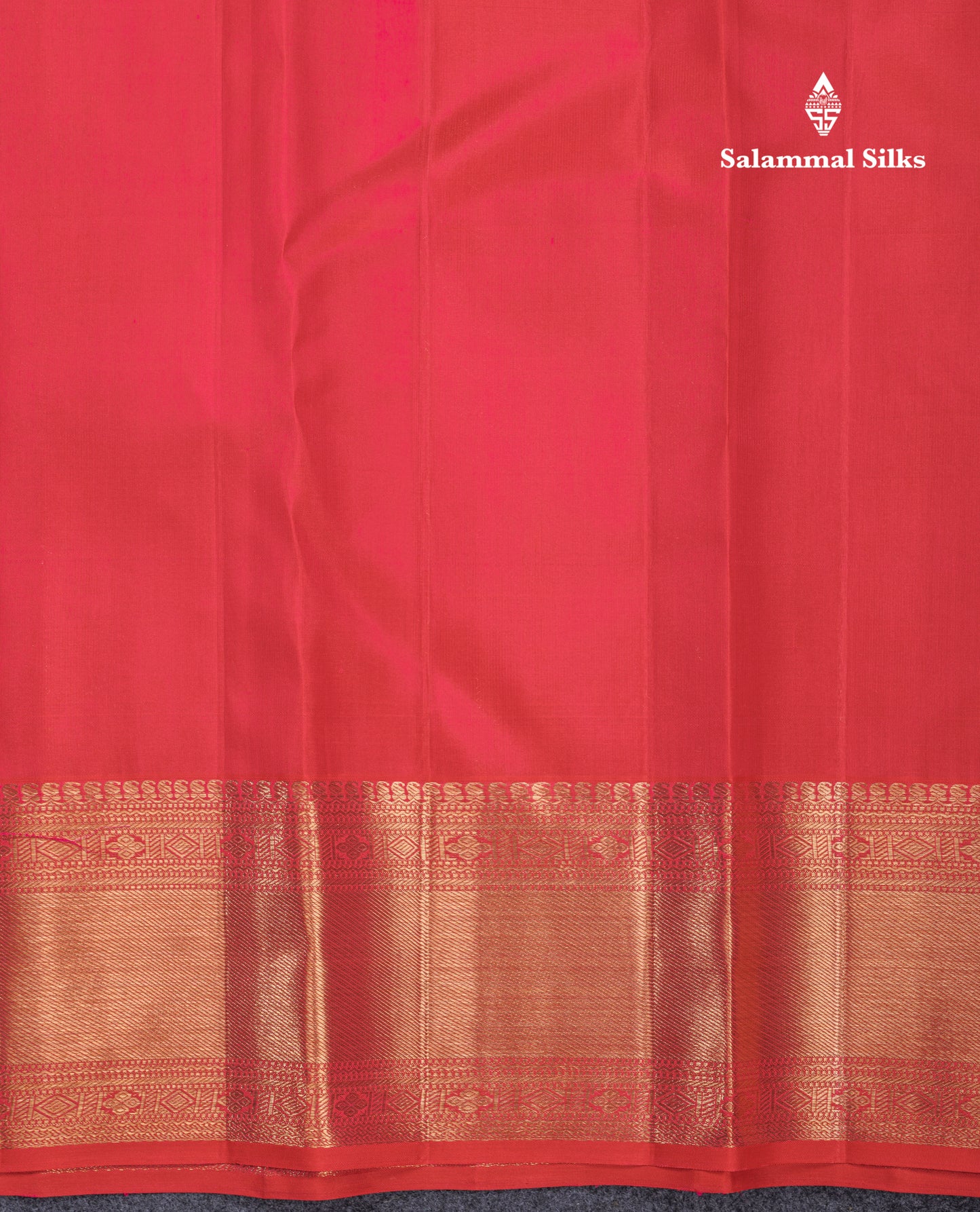 Reddish Pink Vairaoosi Checks And Traditional Buttas Grand Bridal Pure Kanjivaram Silk Saree With Self Border