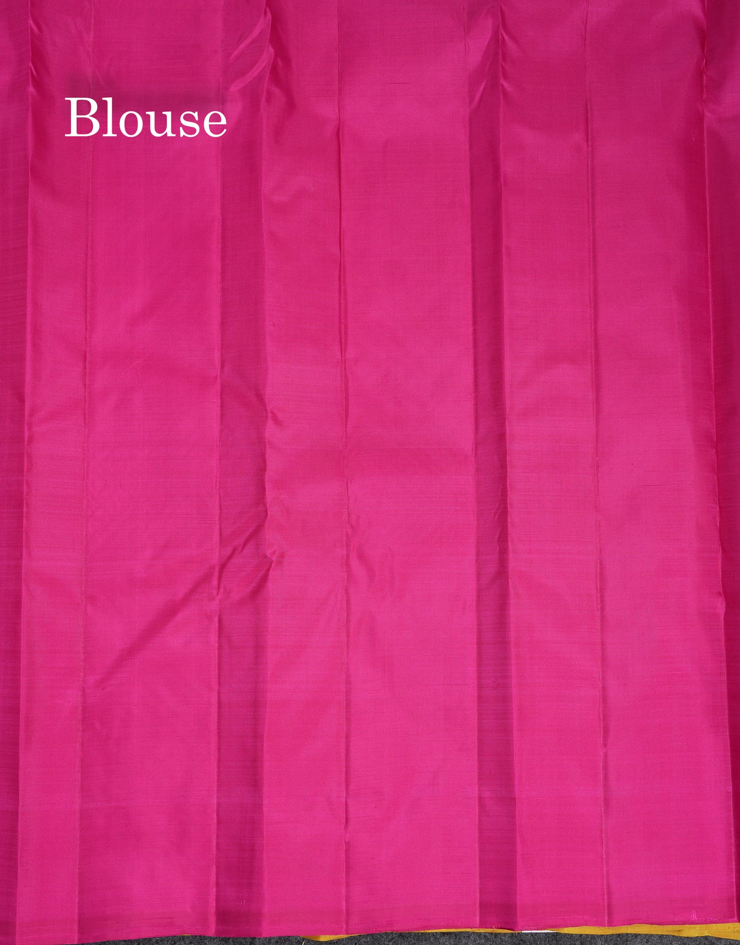 Beautiful Yellow Fancy Pure Kanjivaram Silk Saree With Contrast Pink Blouse