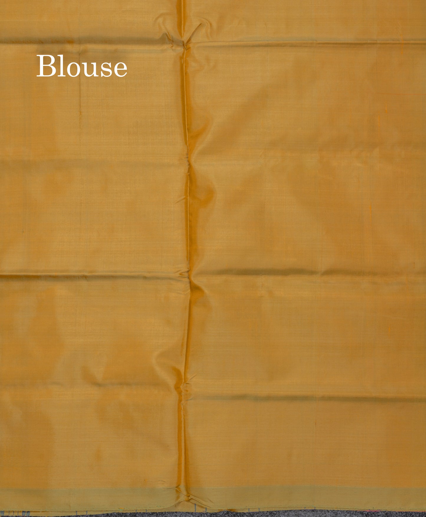 MultiColour Banana Pinth Saree (Vaazhainaar Pattu) With Contrast Olive Mustard Yellow Blouse