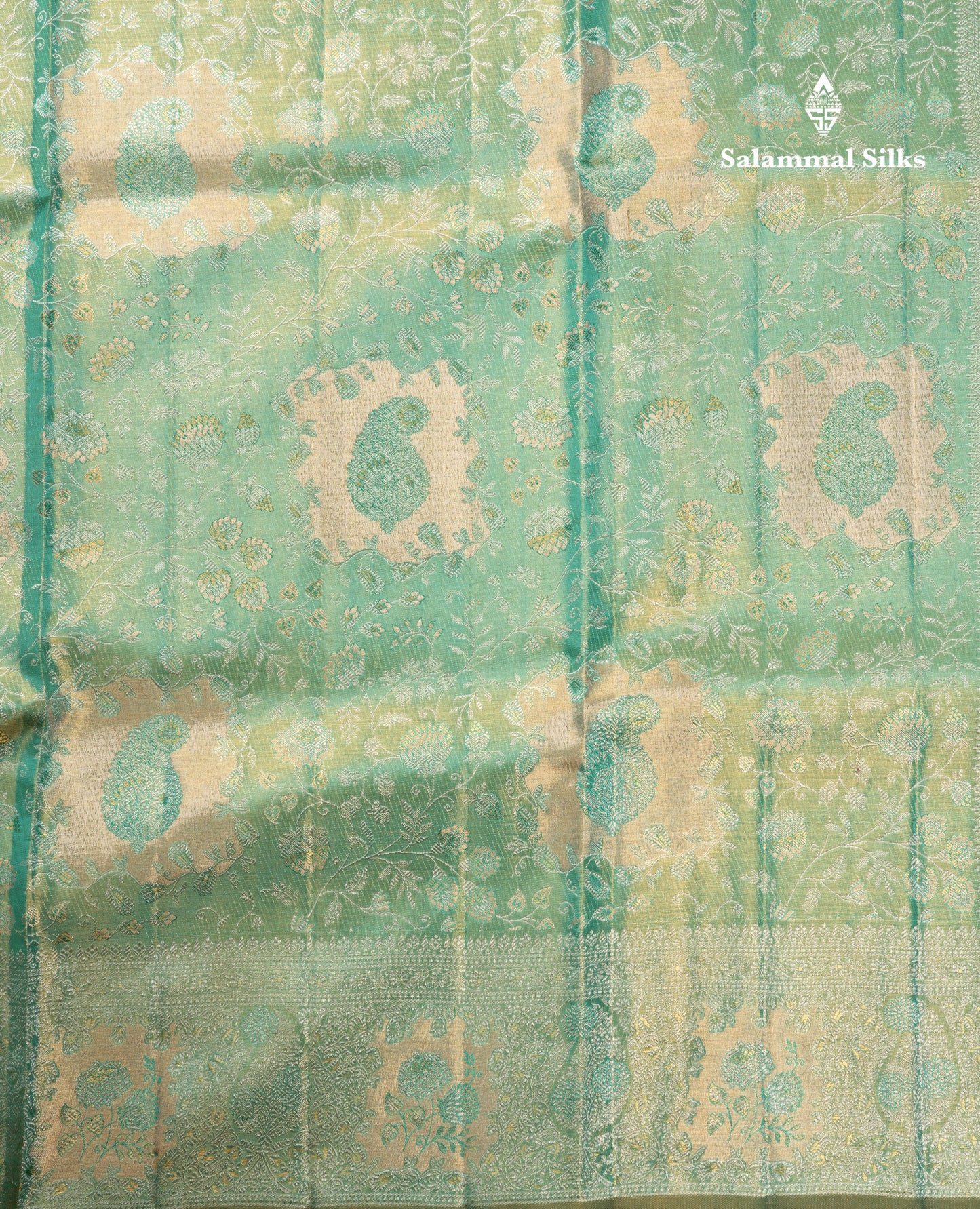 Beautiful Rexona Tissue Bridal Pure Kanjivaram Silk Saree