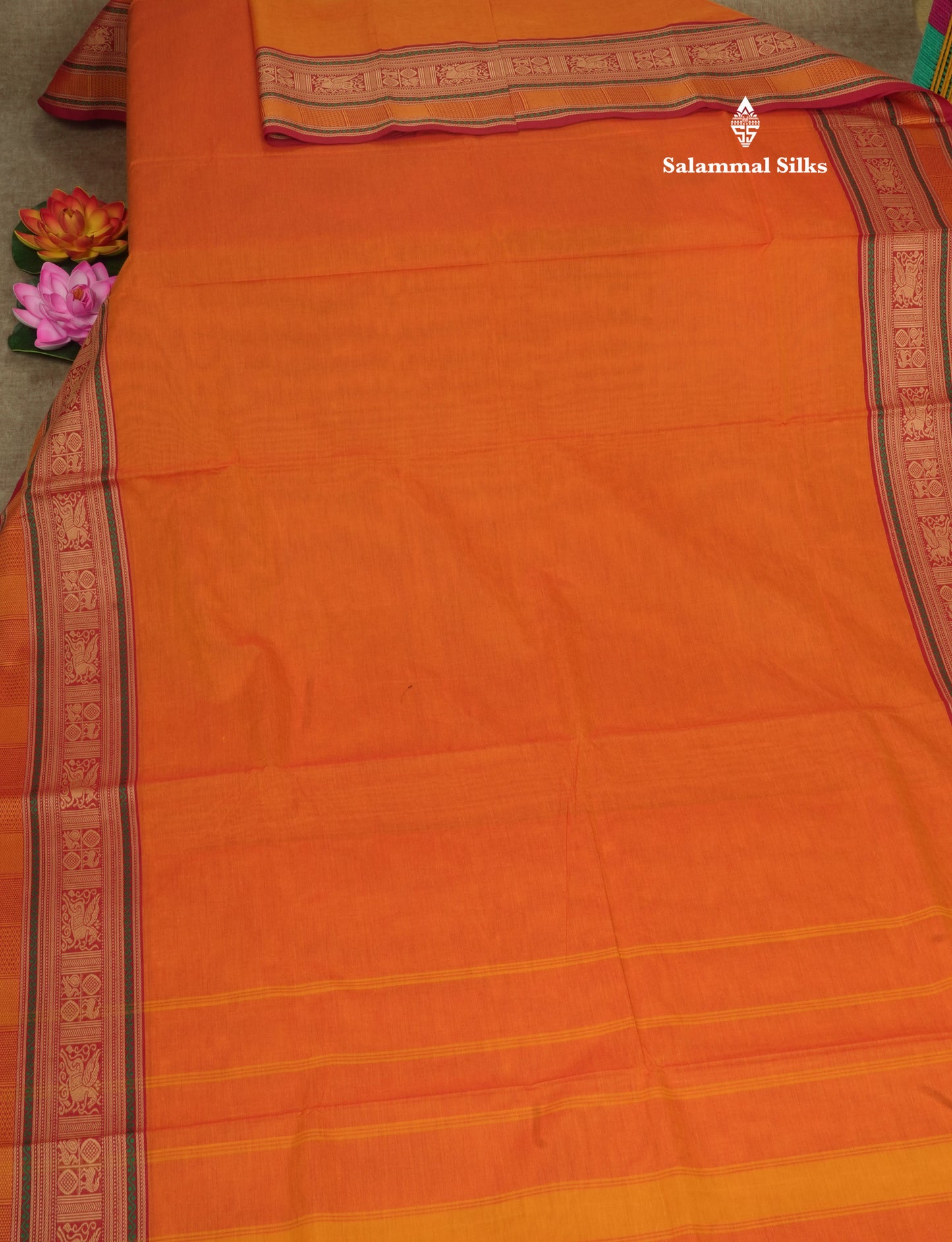 Grey Beautiful Plain Pure Cotton With Thraed Work Border