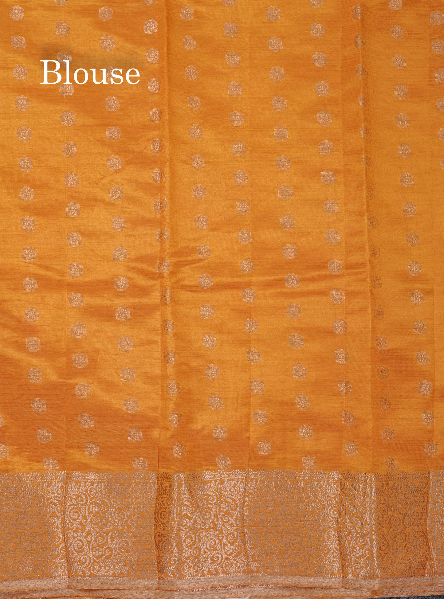 Beautiful Sapphire Blue Semi Raw Silk Saree With Fancy Border