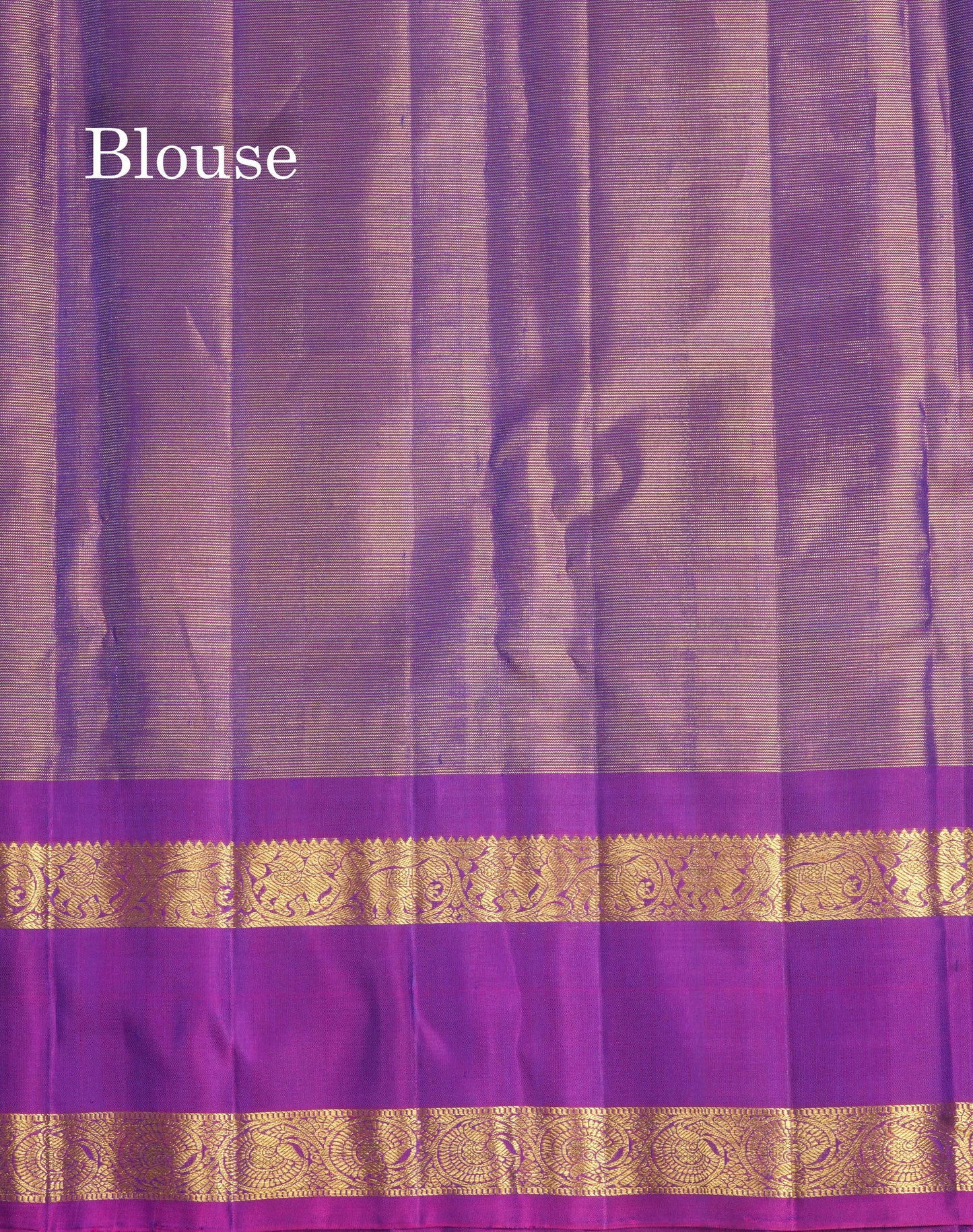 Bottle Green Vairaoosi Pure Kanjivaram Silk Saree With Contrast Magenta Rettapet (Gap) Border