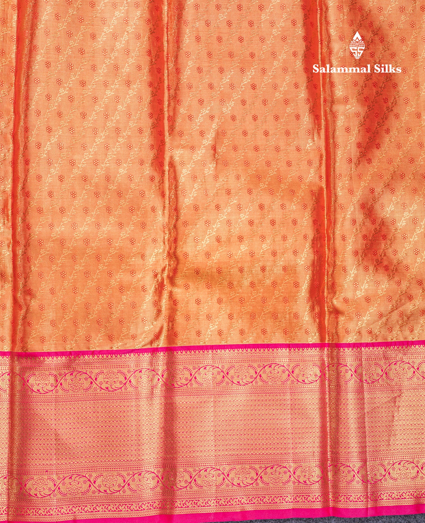Light Elaichi Green Beautiful Grand Tissue Bridal Pure Kanjivaram Silk Saree With Magenta Pink Border