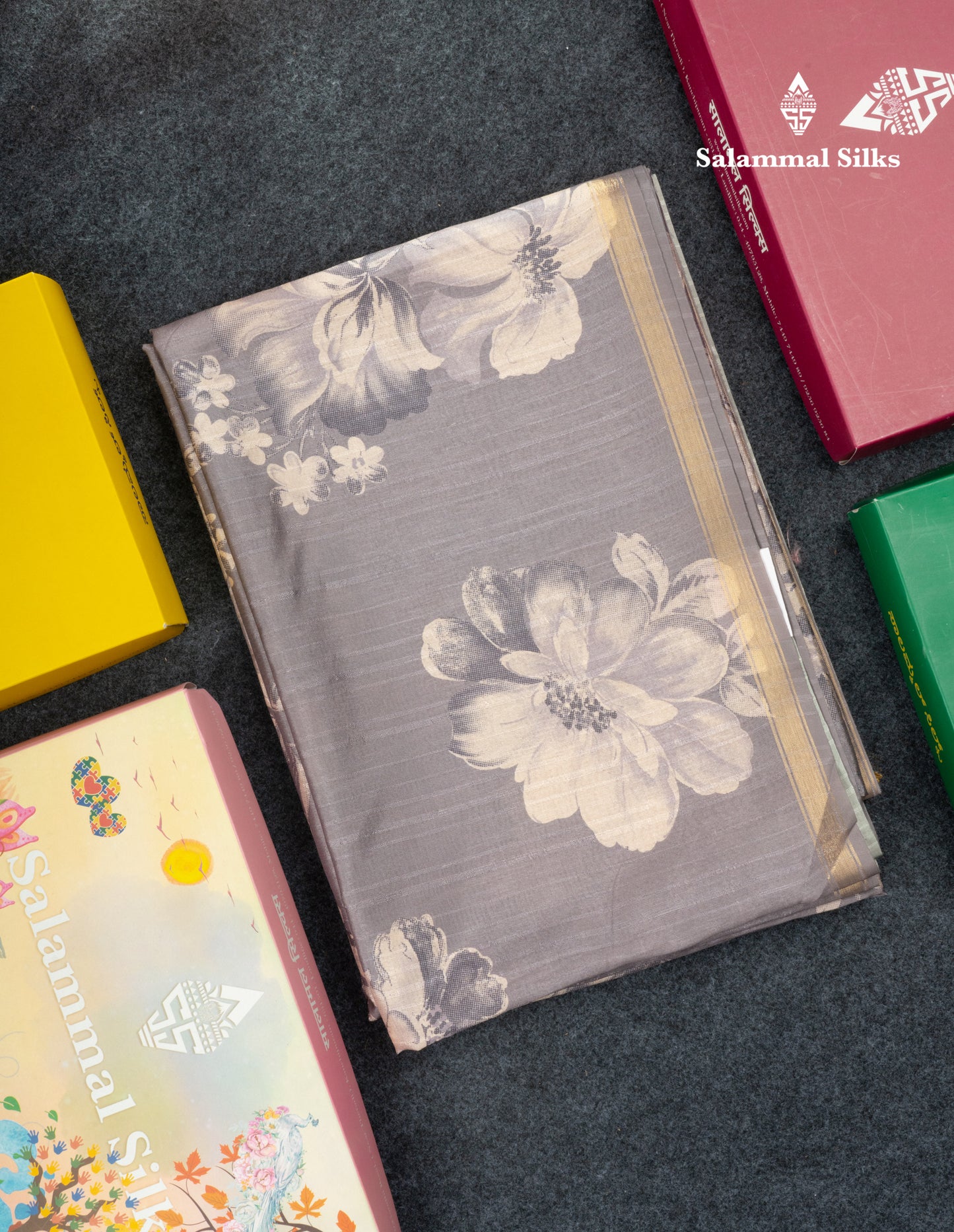 Pastel Blue Colour Semi Tussar Fancy Saree With Small Zari Border