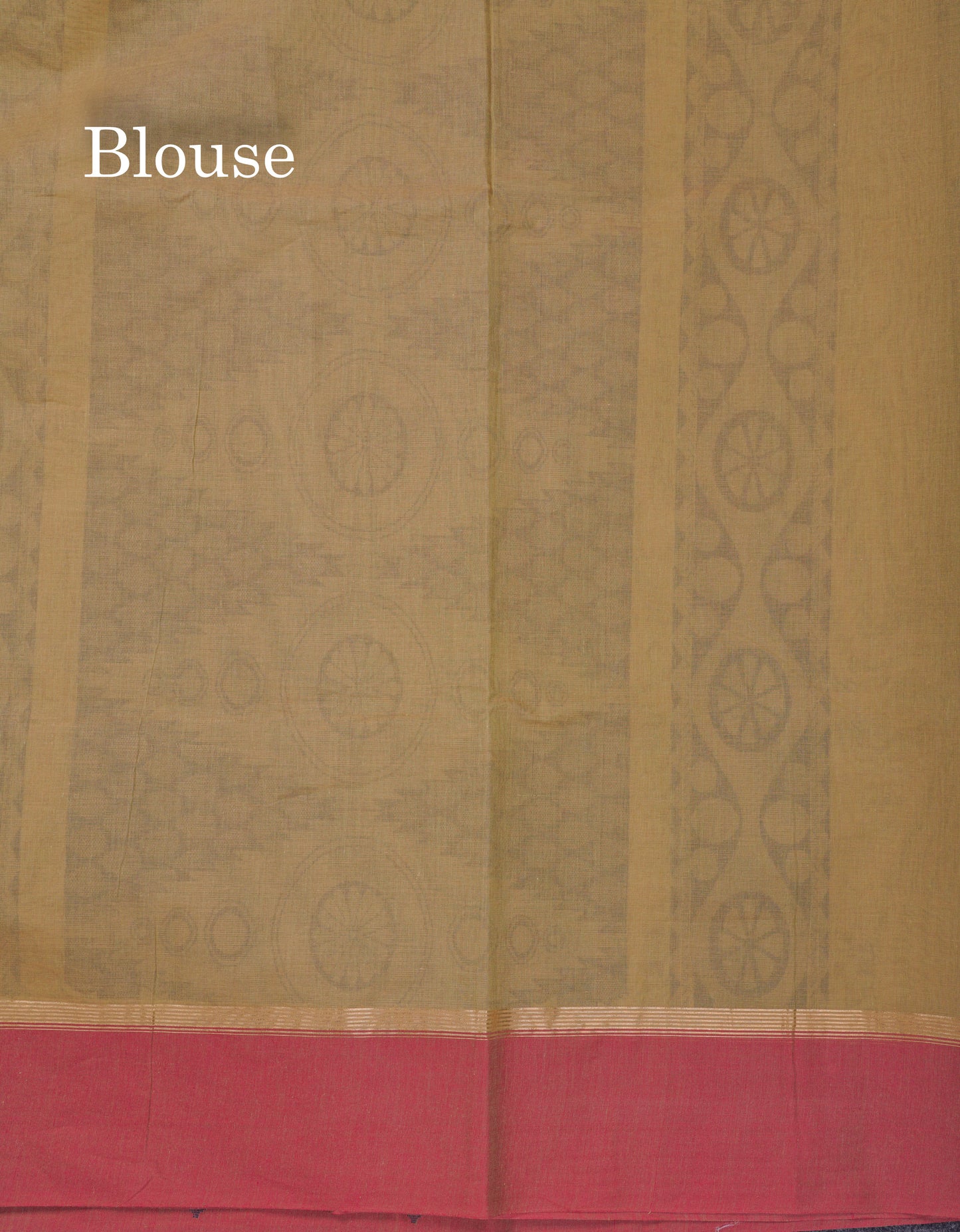 Beautiful Beige Thread Work Buttas Pure Cotton Saree With Contrast Light Maroon Border