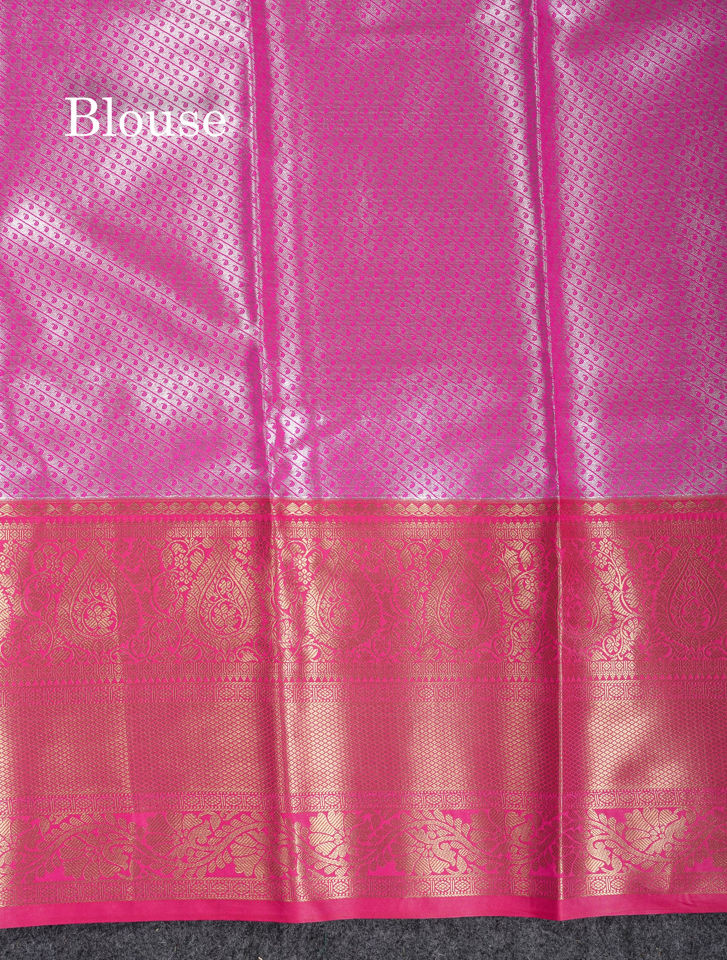 Beautiful Light Olive Green Tissue Semi Silk Saree With Contrast Pink Traditional Evening Morning Border