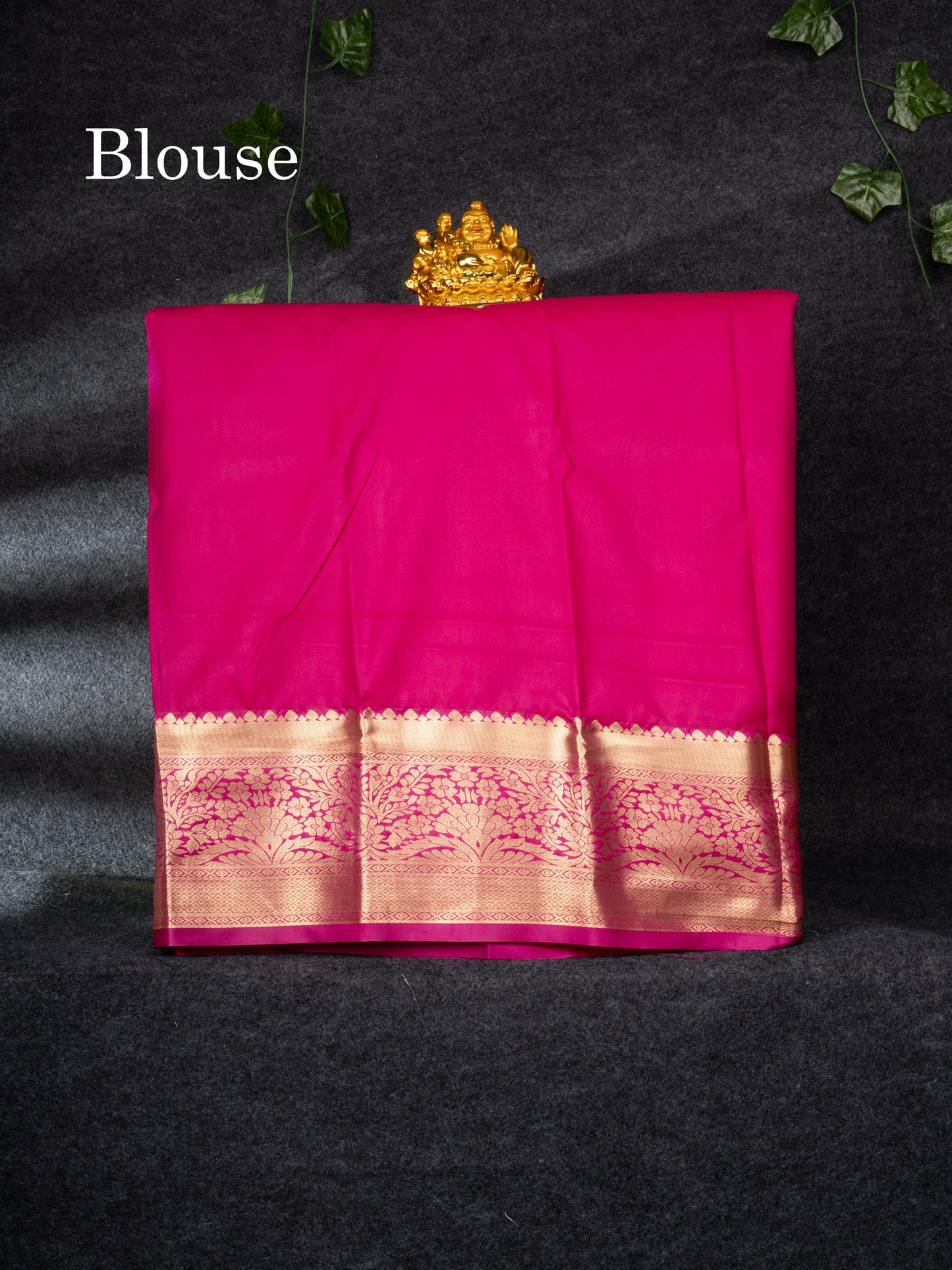 Semi Silk Pattu Pavadai (Yellow) with Pink Blouse 27"