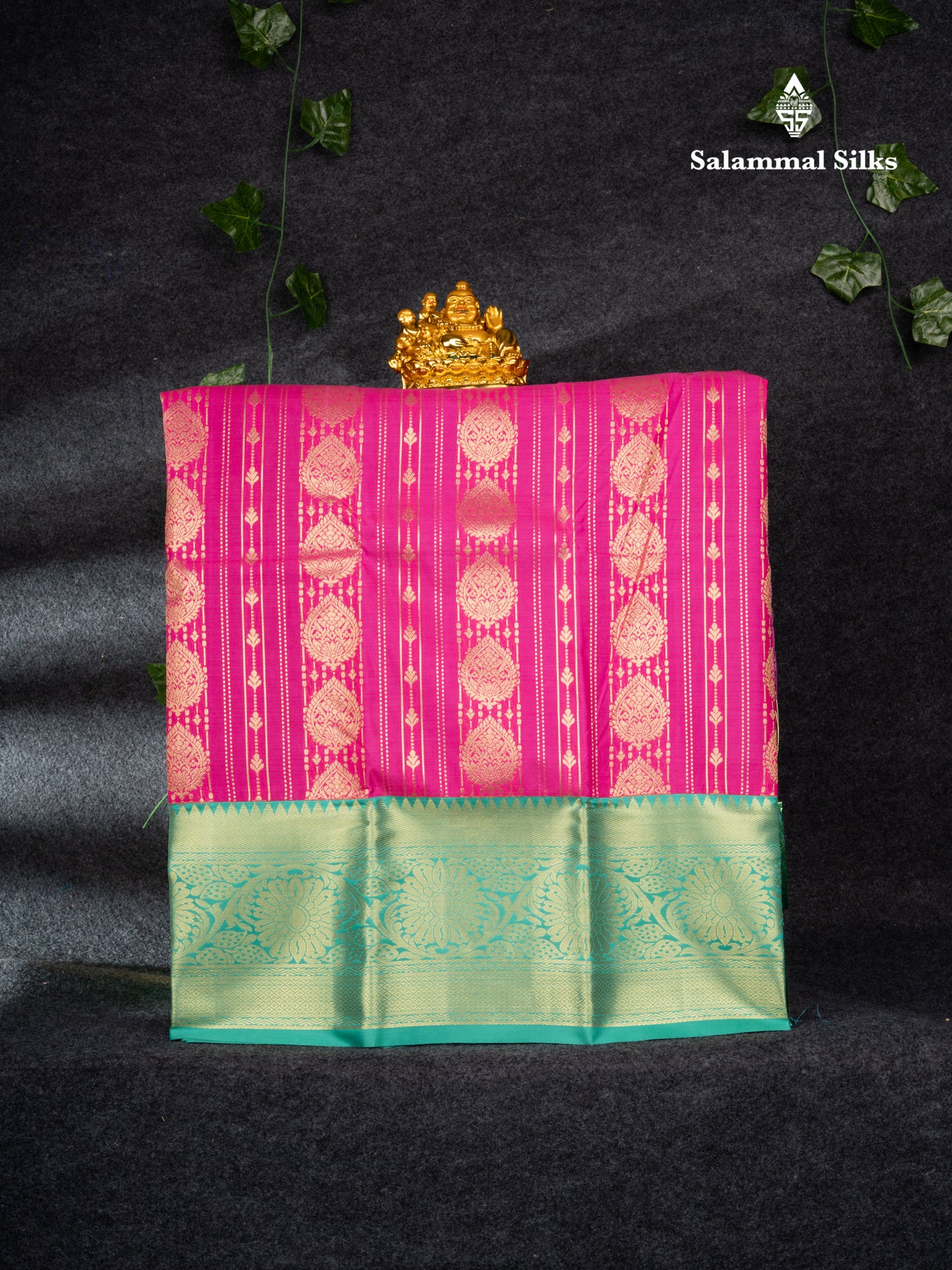 Semi Silk Pattu Pavadai (Magenta Pink) with Rexona Blouse 27"