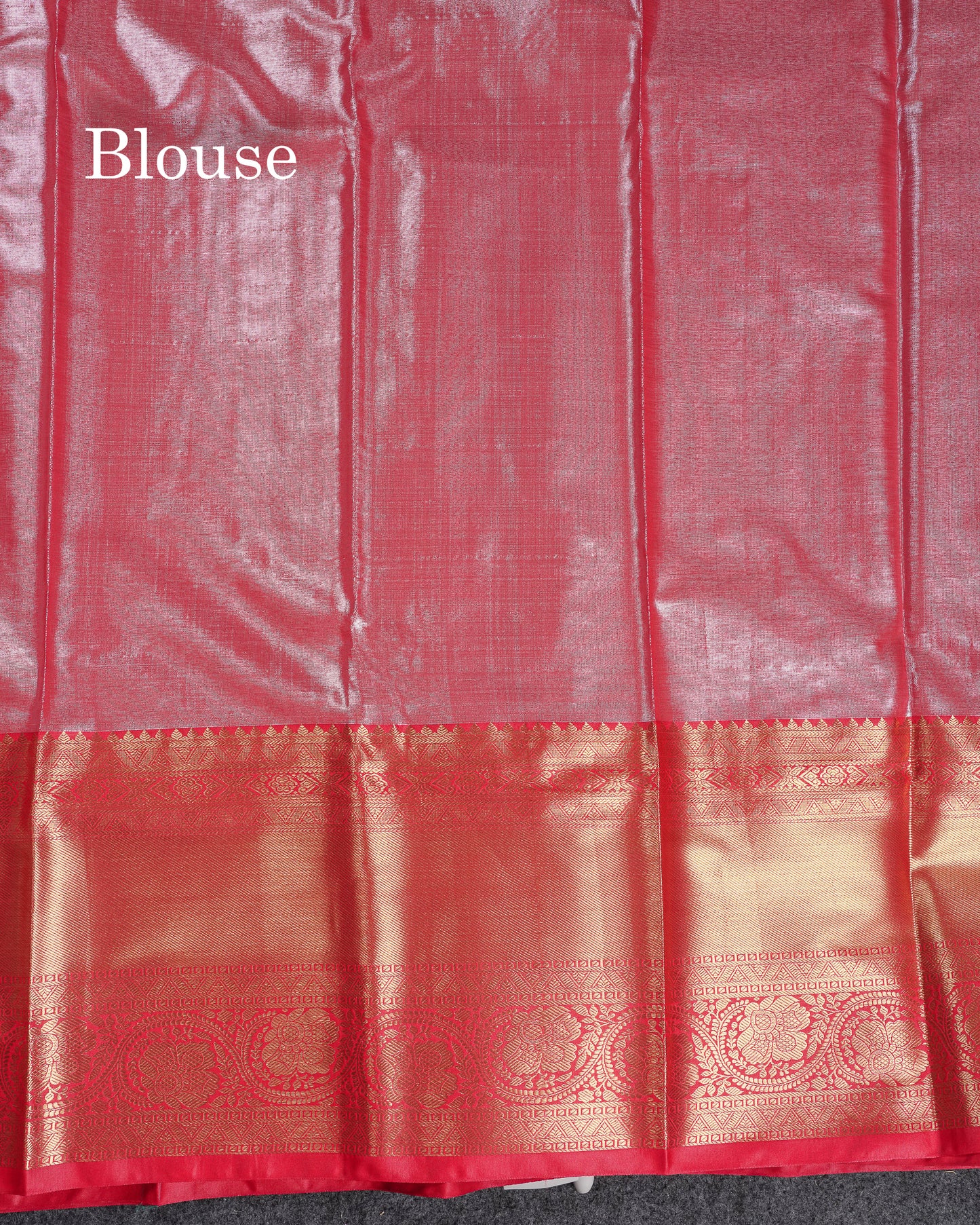Beautiful Silver Tissue Menakari Work Bridal Semi Silk Saree With Contrast Dark Purple Traditional Evening Morning Border