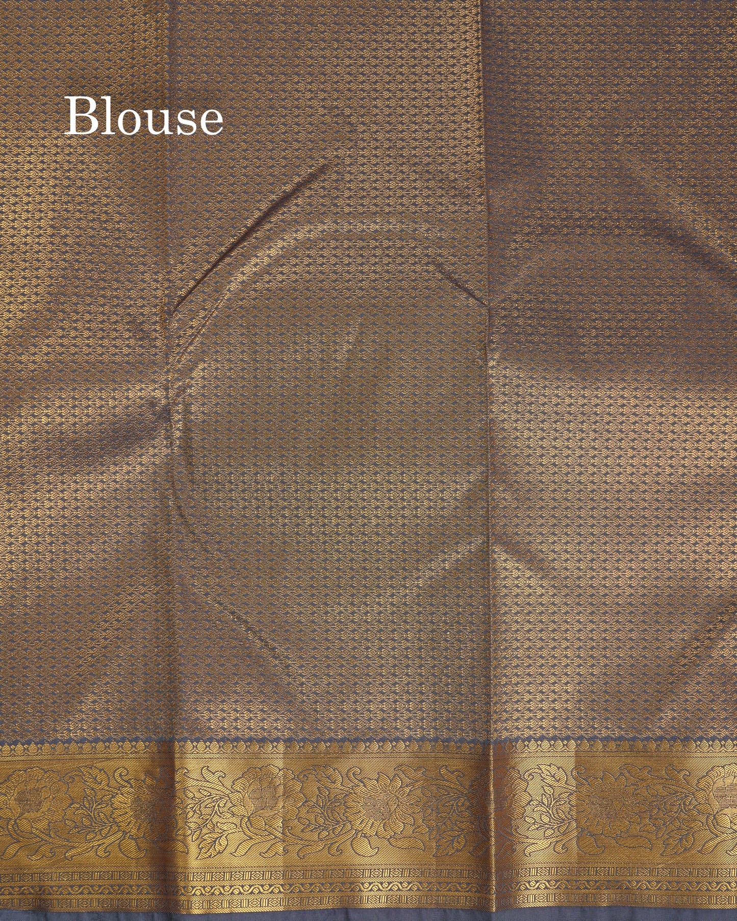 Beautiful Dual Tone Sandal Semi Silk Saree With Contrast Grey Traditional Medium Border