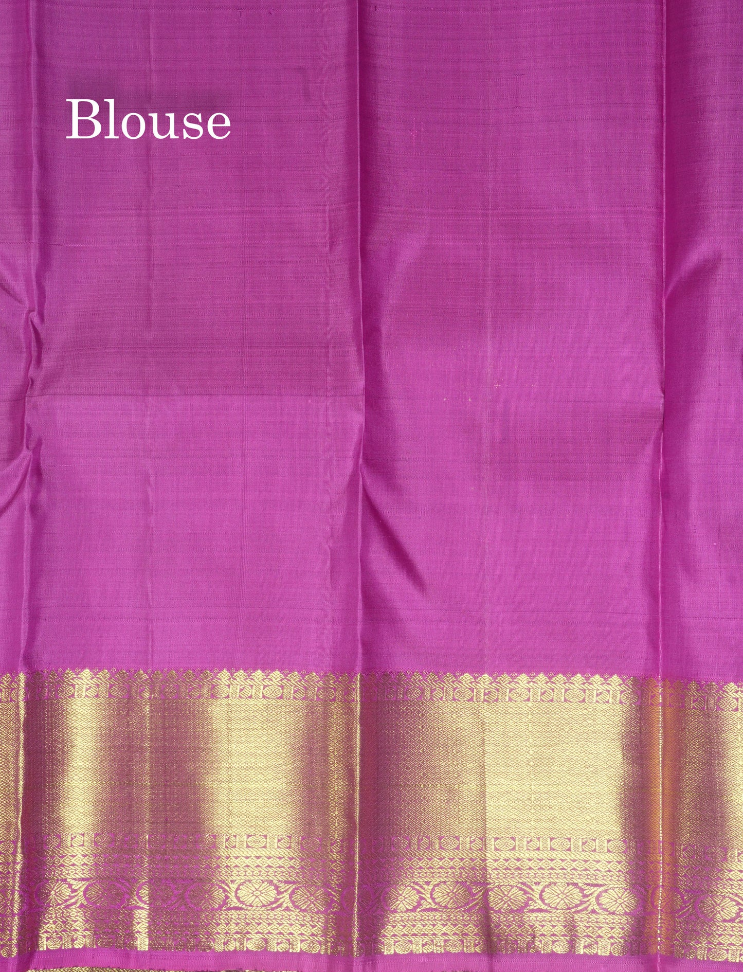 Bottle Green Pure Kanjivaram Silk Saree with Contrast Vadamalli Traditional Border