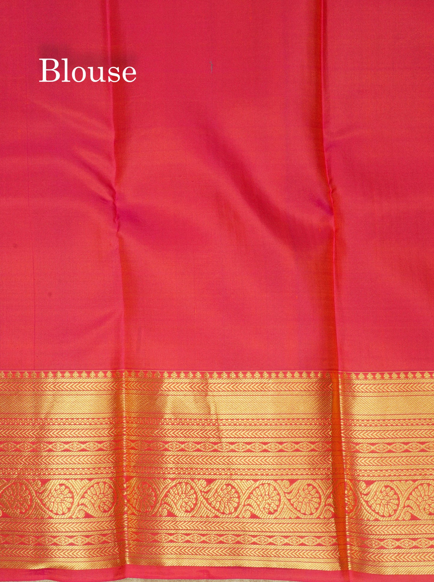 Peacock Green Pure Kanjivaram Silk Saree With Traditional Gold Zari Border