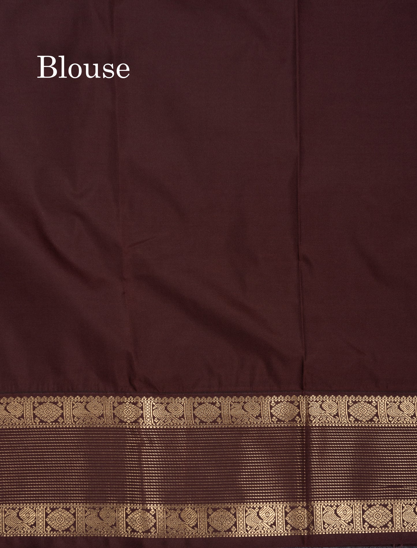 Beautiful Rust Orange Semi Silk Saree With Contrast Dark Brown Traditional Border